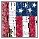 CASATEX Overtrekset Stars & Stripes (2-delig)