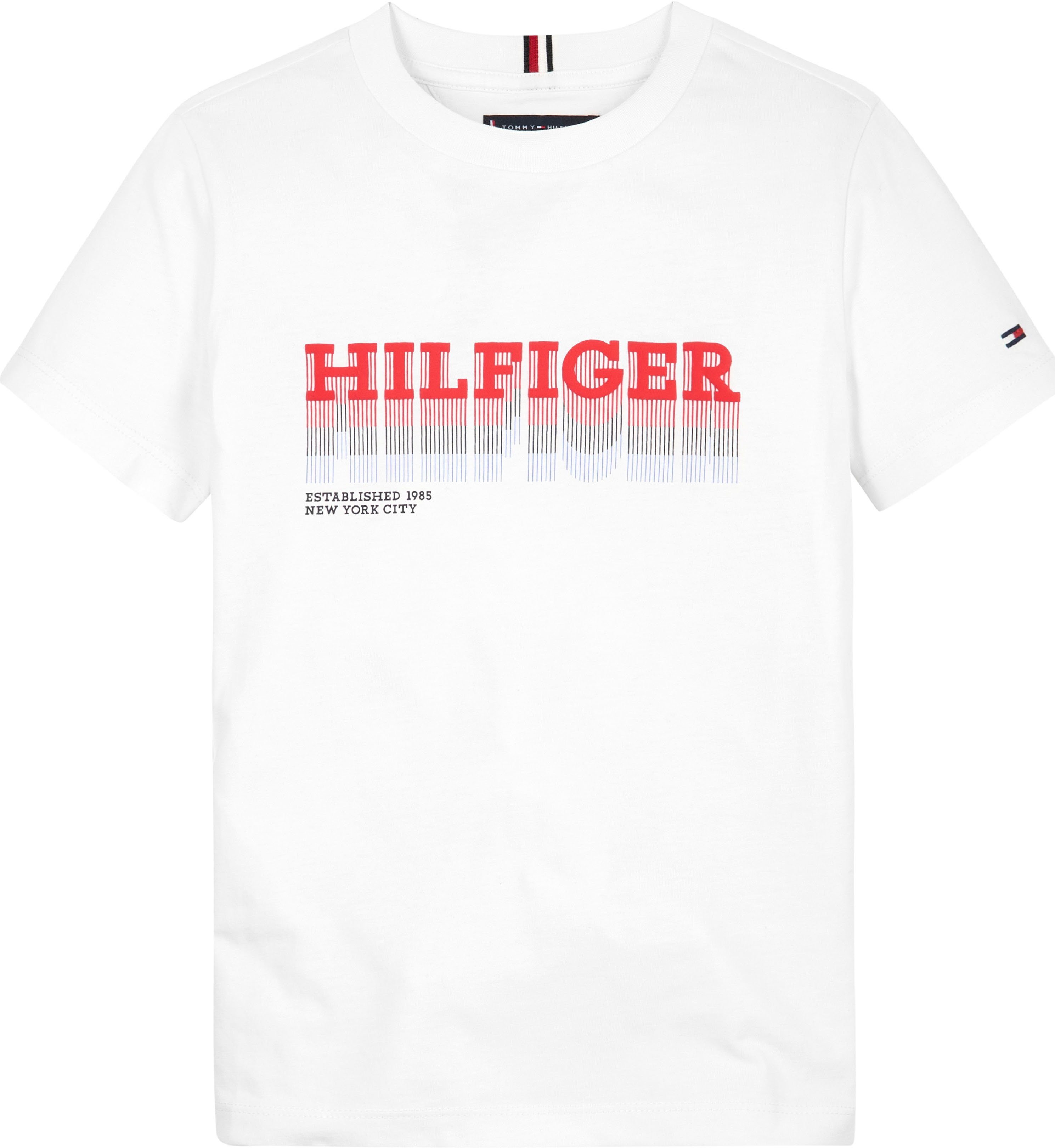 Tommy Hilfiger Teens T-shirt met labelprint model 'FADE'