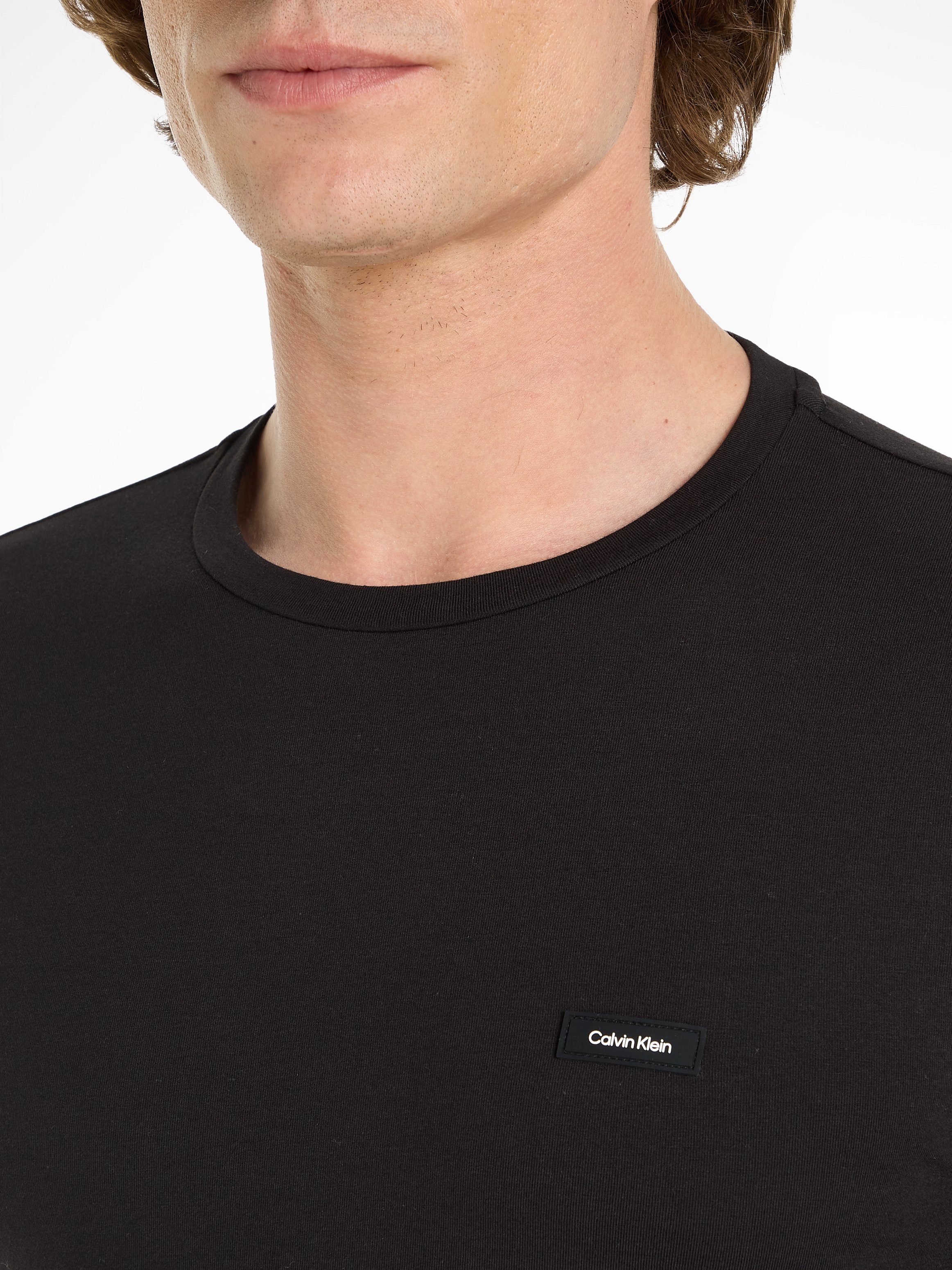 Calvin Klein Shirt met lange mouwen STRETCH SLIM FIT LS T-SHIRT