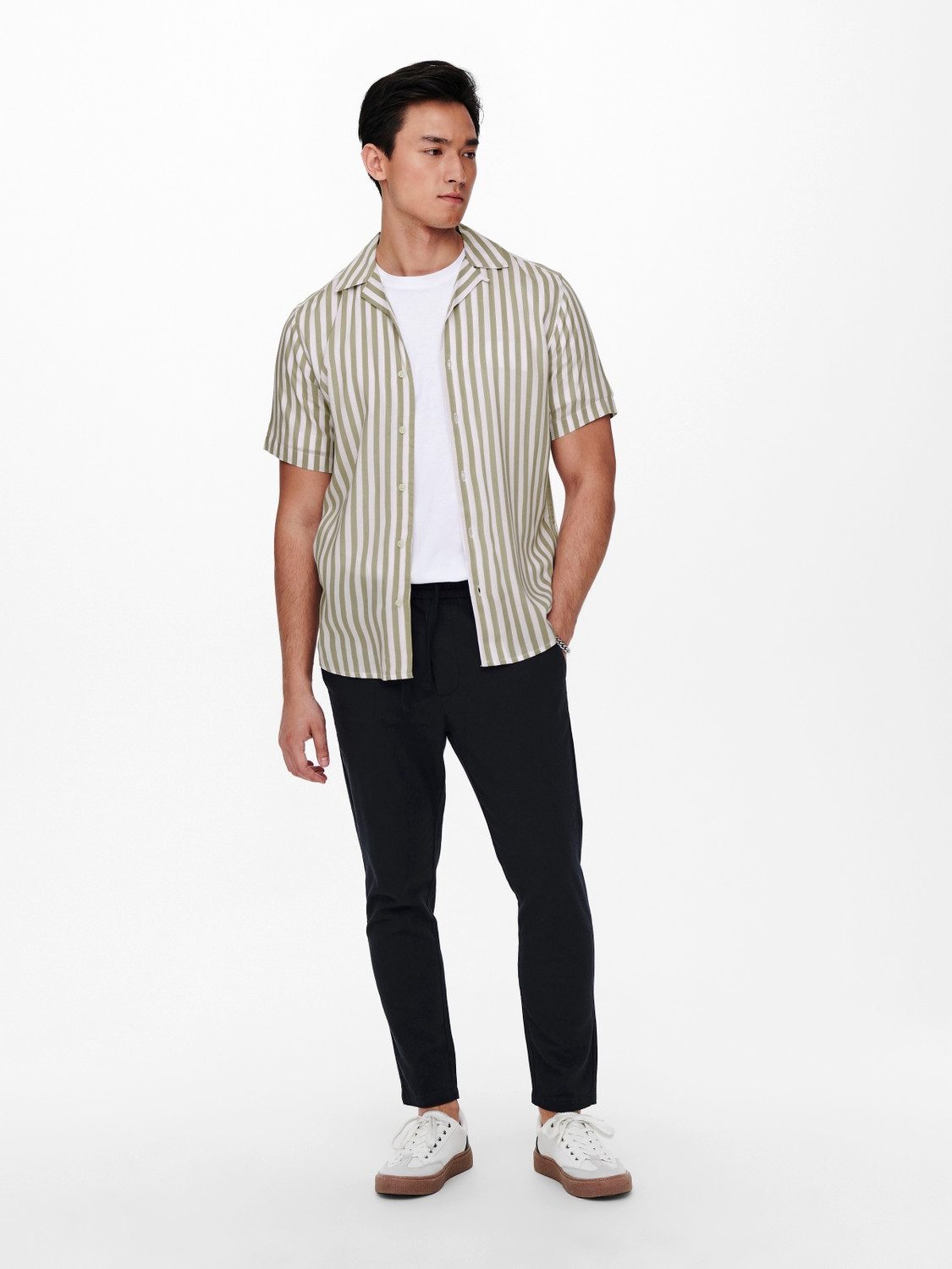 ONLY & SONS Overhemd met korte mouwen ONSWAYNE LIFE SS VISCOSE
