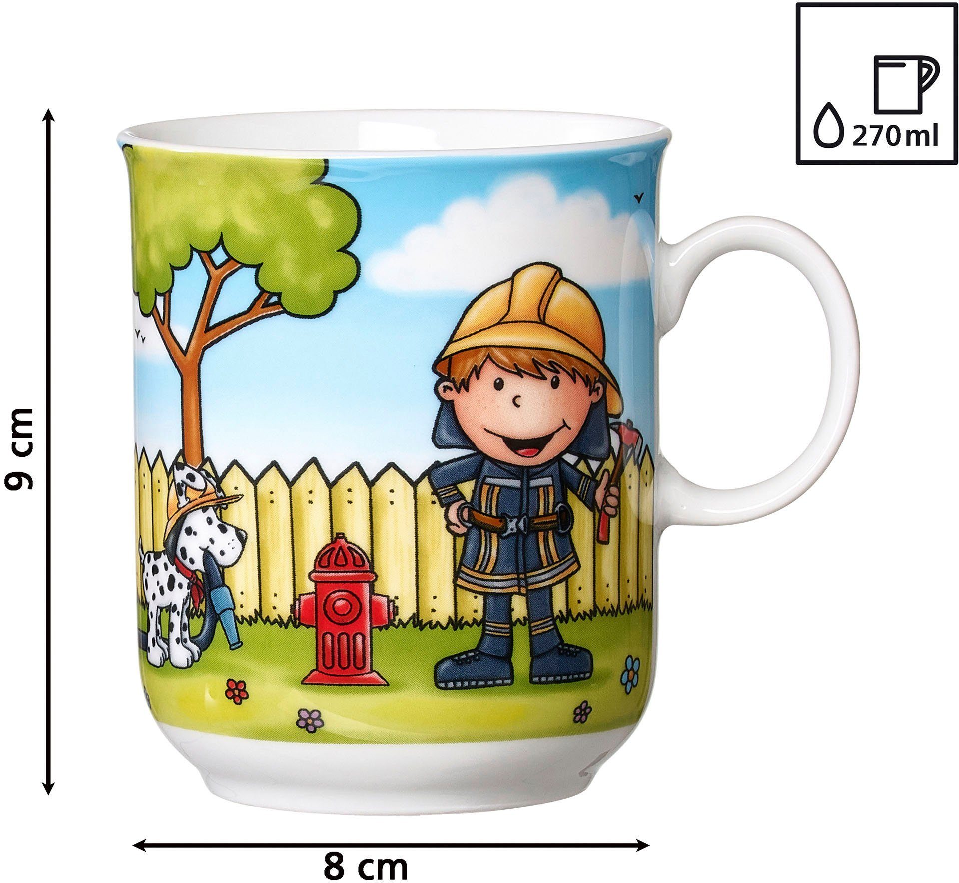 Ritzenhoff & Breker Kinderservies-set Brandweerman Bernie (set, 3-delig)