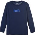 levi's kidswear shirt met lange mouwen for boys blauw