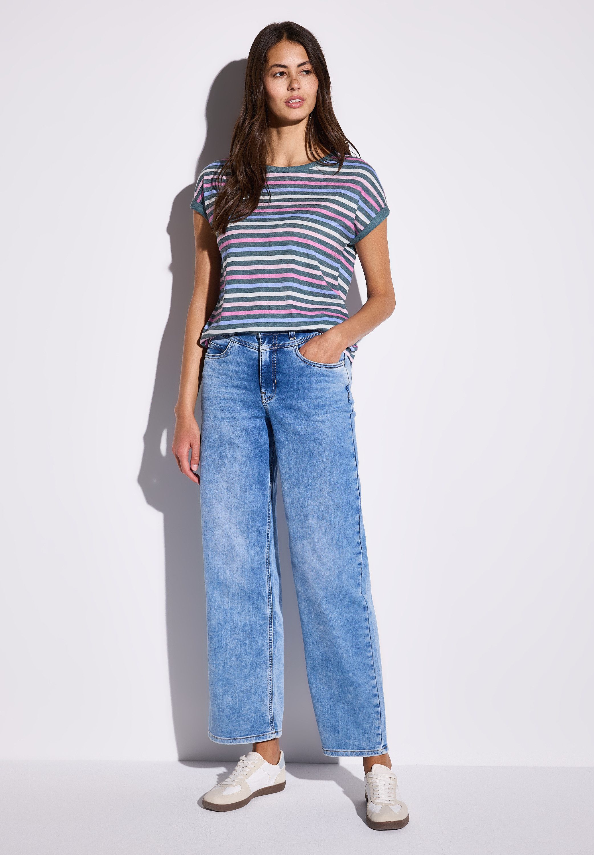 STREET ONE Shirttop met gestreept patroon