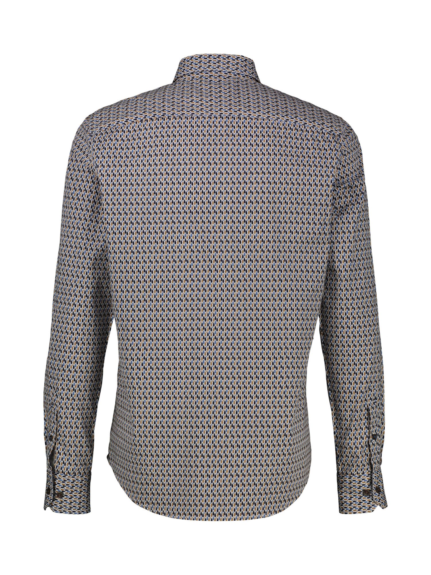 Lerros Overhemd met lange mouwen LERROS poplin overhemd met stretch