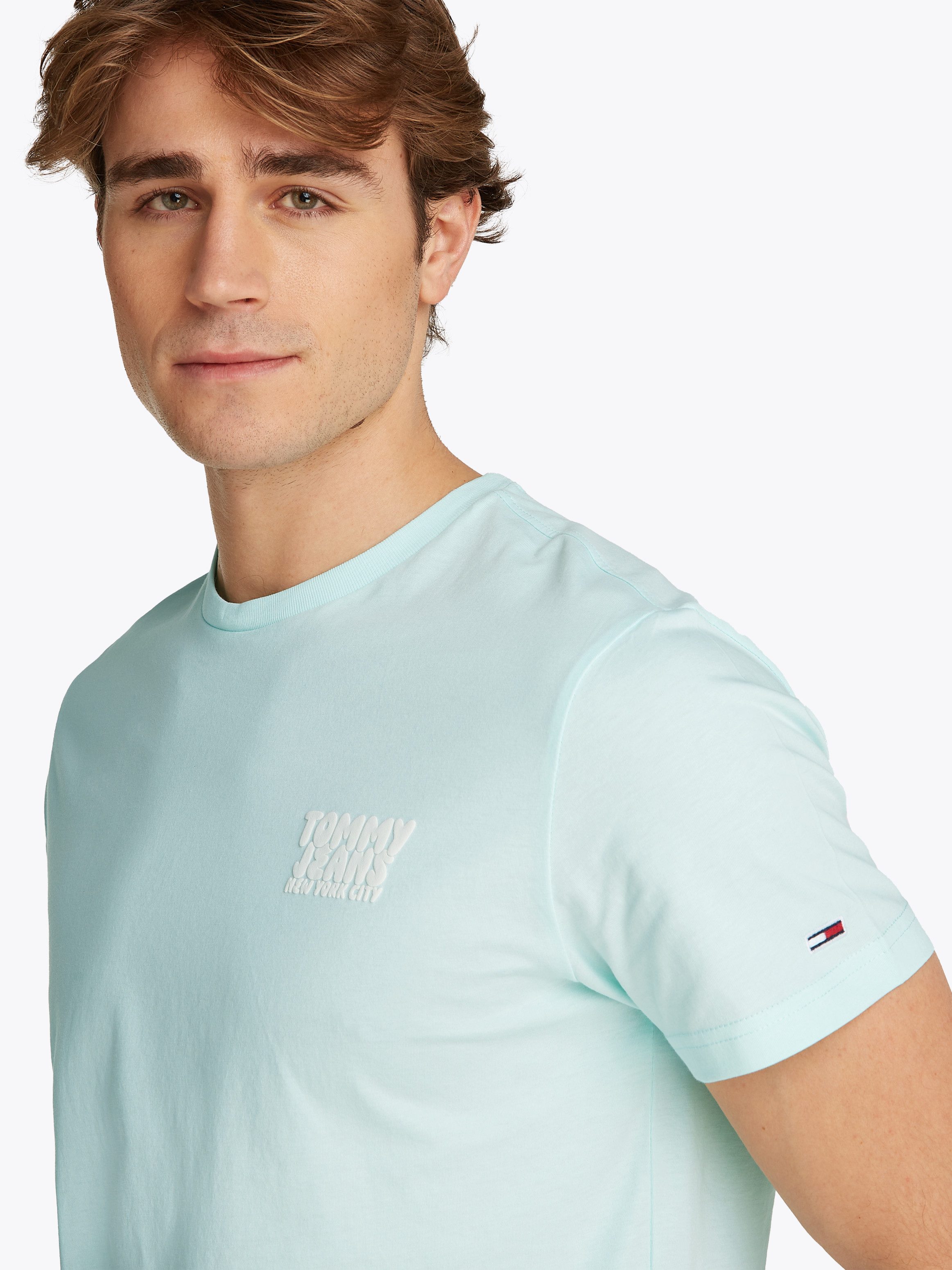 TOMMY JEANS T-shirt TJM SLIM BUBBLE PRINT SS TEE EXT
