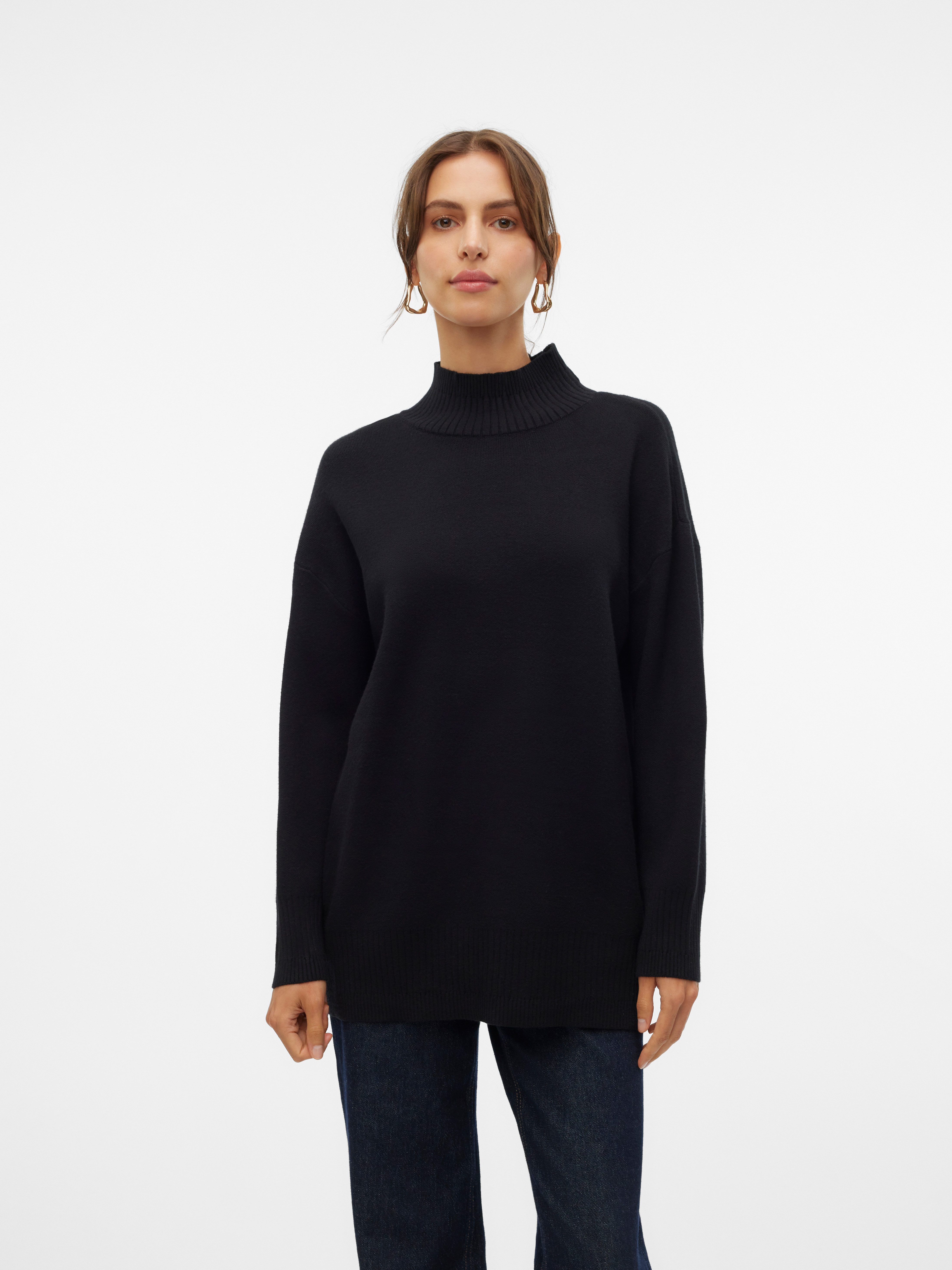 Vero Moda Gebreide trui VMGOLD LS HIGHNECK PULLOVER GA