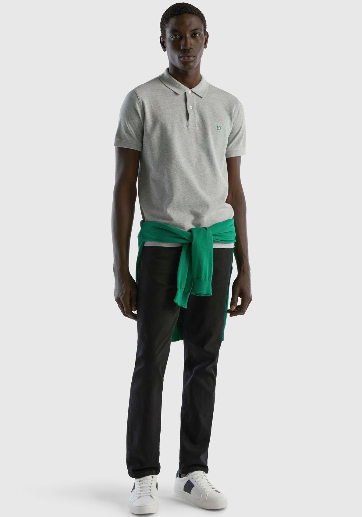 United Colors of Benetton Poloshirt met logo op borsthoogte