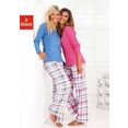 arizona pyjama met broek met ruitdessin (set van 2) multicolor