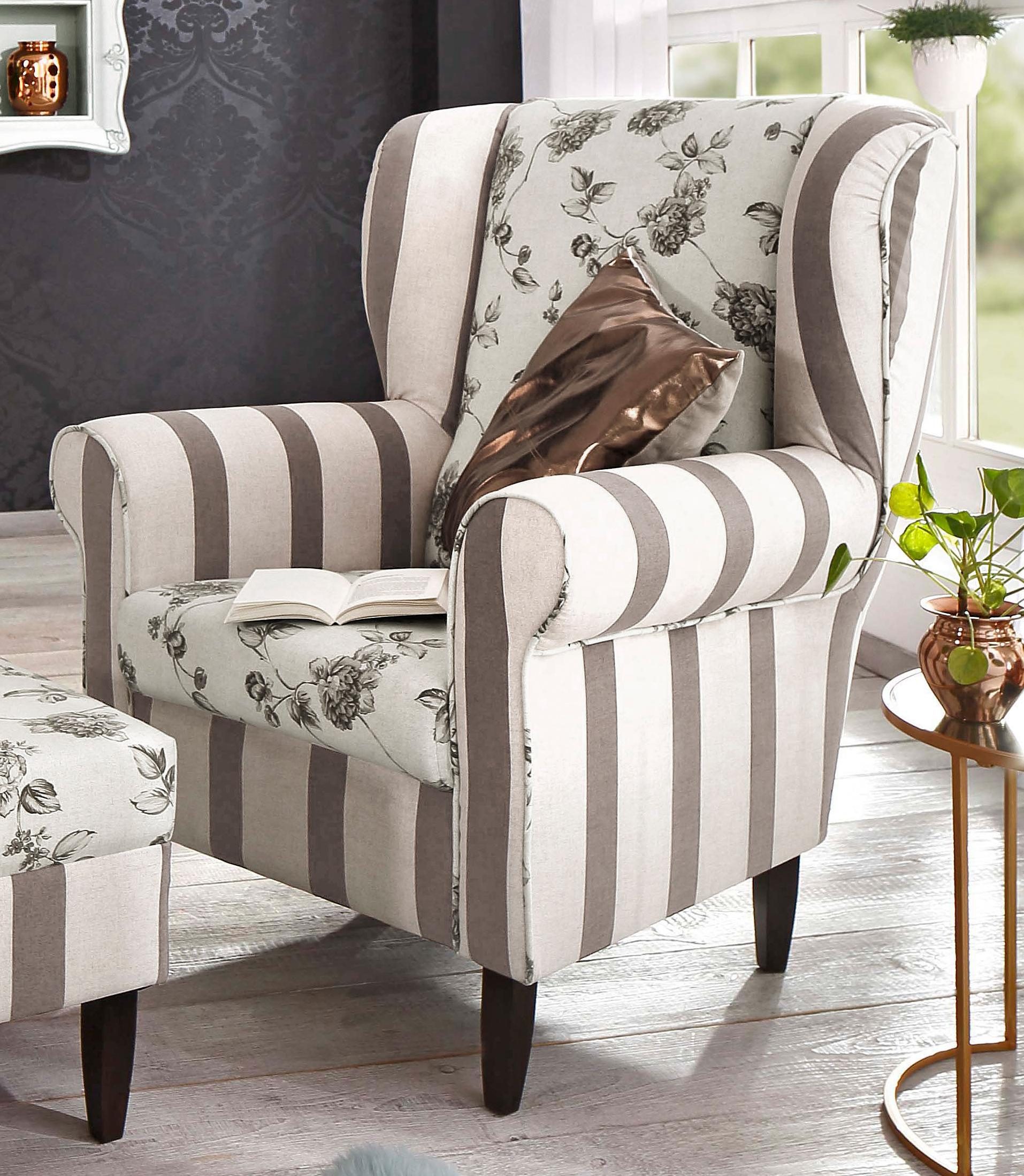 Home affaire Fauteuil Asino fauteuils bruin