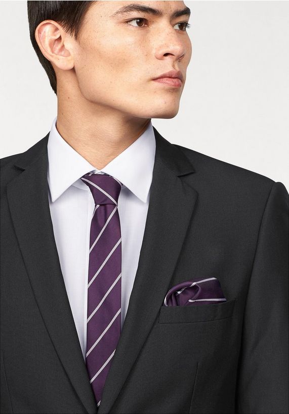 BRUNO BANANI Kostuum met stropdas en pochet BRUNO BANANI Kostuum met stropdas en pochet