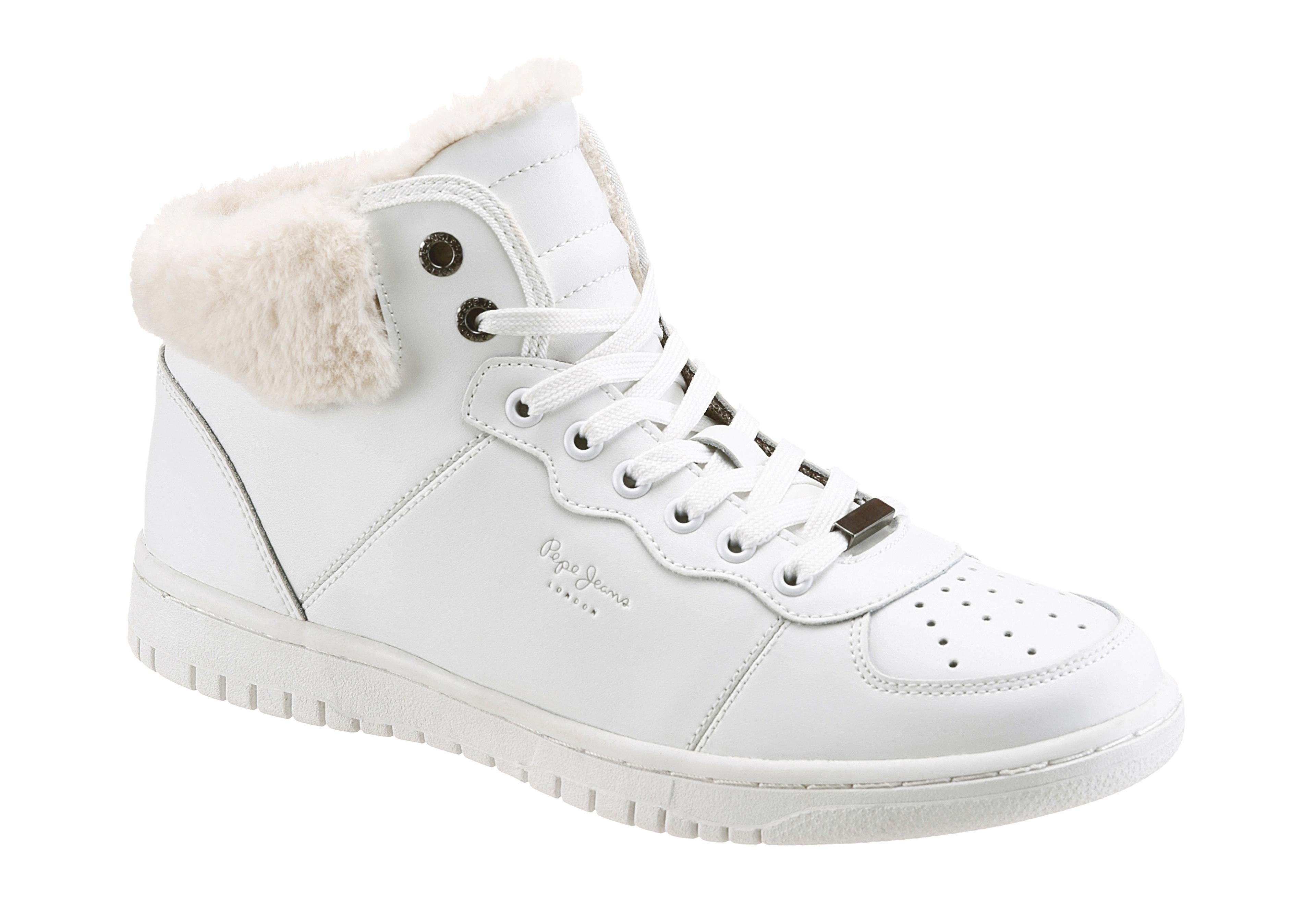 Dames schoen: PEPE JEANS hoge veterschoenen