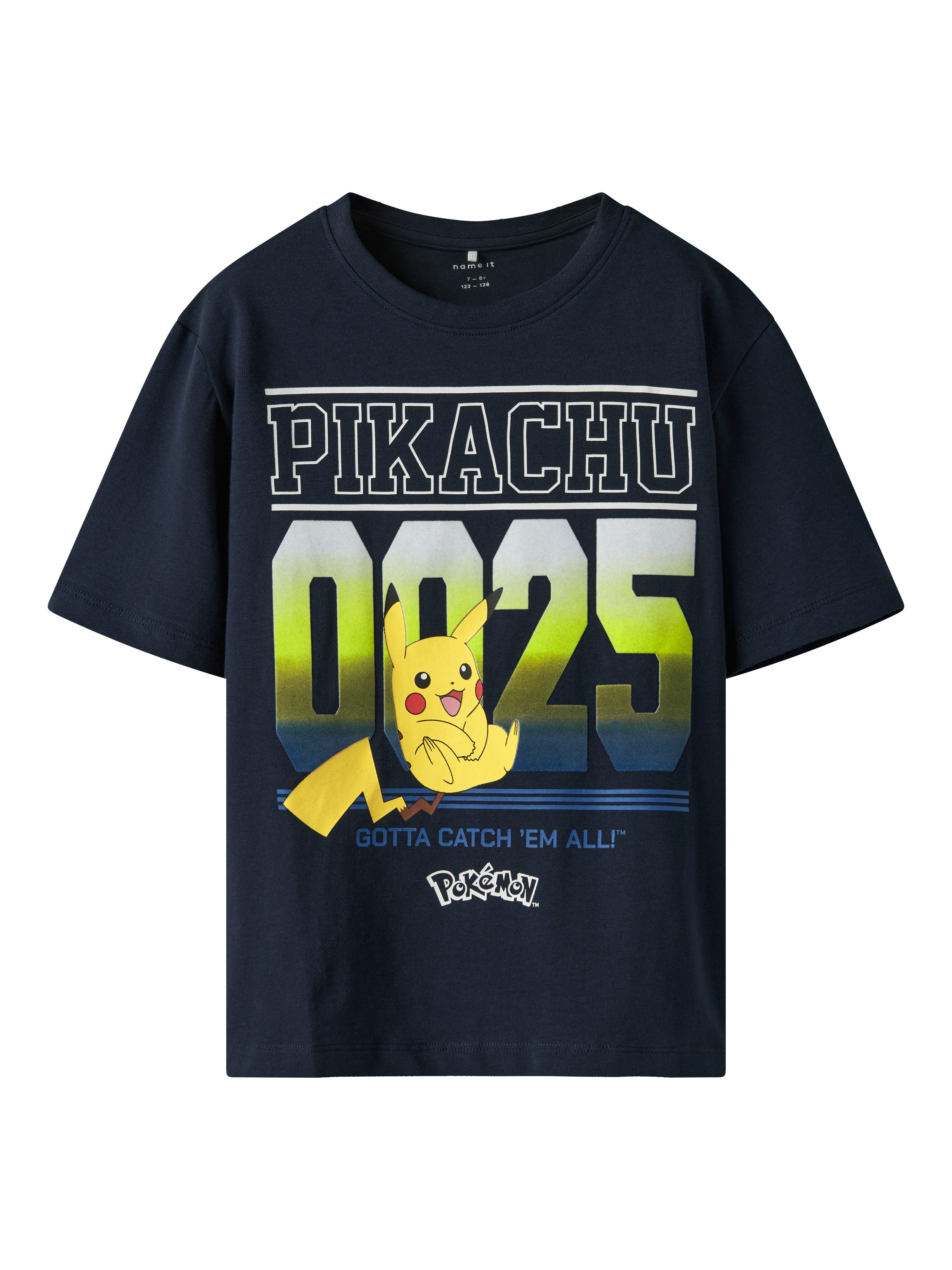Name It T-shirt NKMMABR POKEMON NREG SS TOP BOX NOOS SKY jongens t-shirts maat 134 (140) blauw