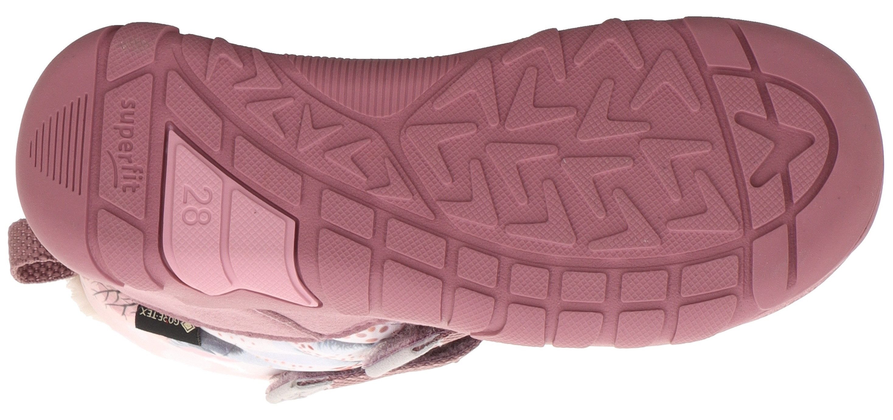 Superfit Winterlaarzen TRACE WMS: mittel Blote voet schoen, klittenbandschoen, winterlaars met digitale print