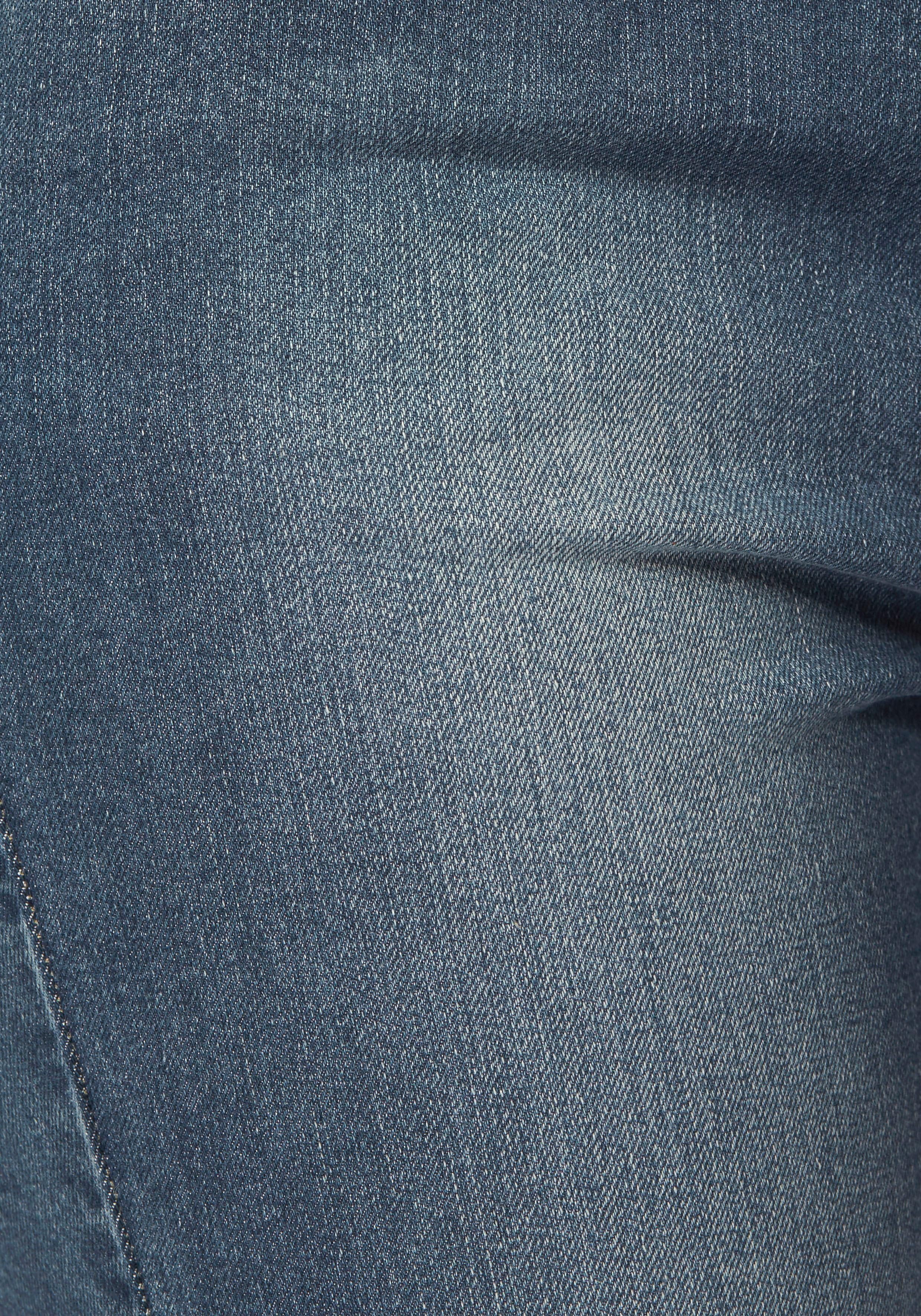 Arizona 7/8 jeans Shaping strak, skinny jeans, used-wassing, high-waist, 7/8-lengte