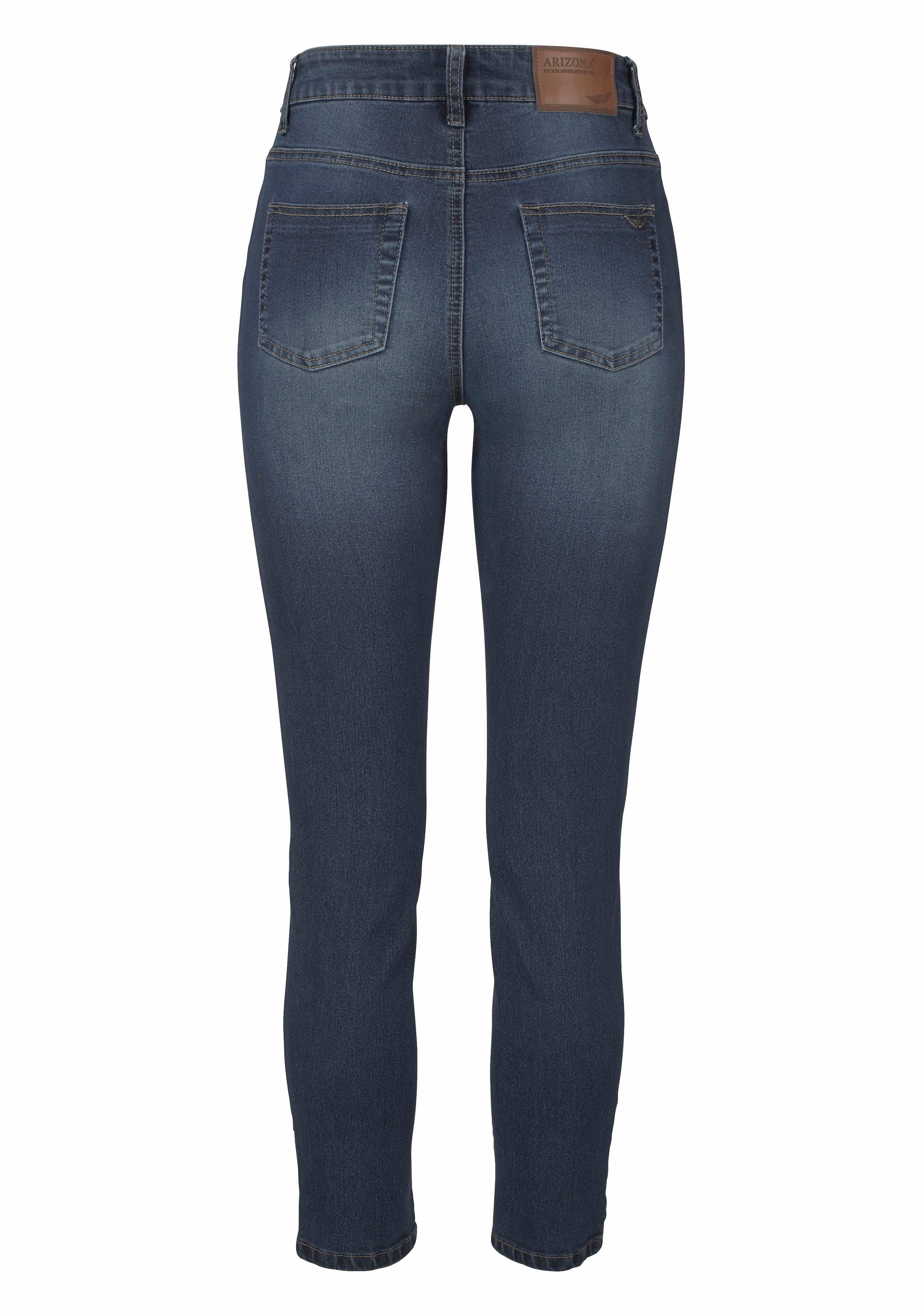 Arizona 7/8 jeans Shaping strak, skinny jeans, used-wassing, high-waist, 7/8-lengte