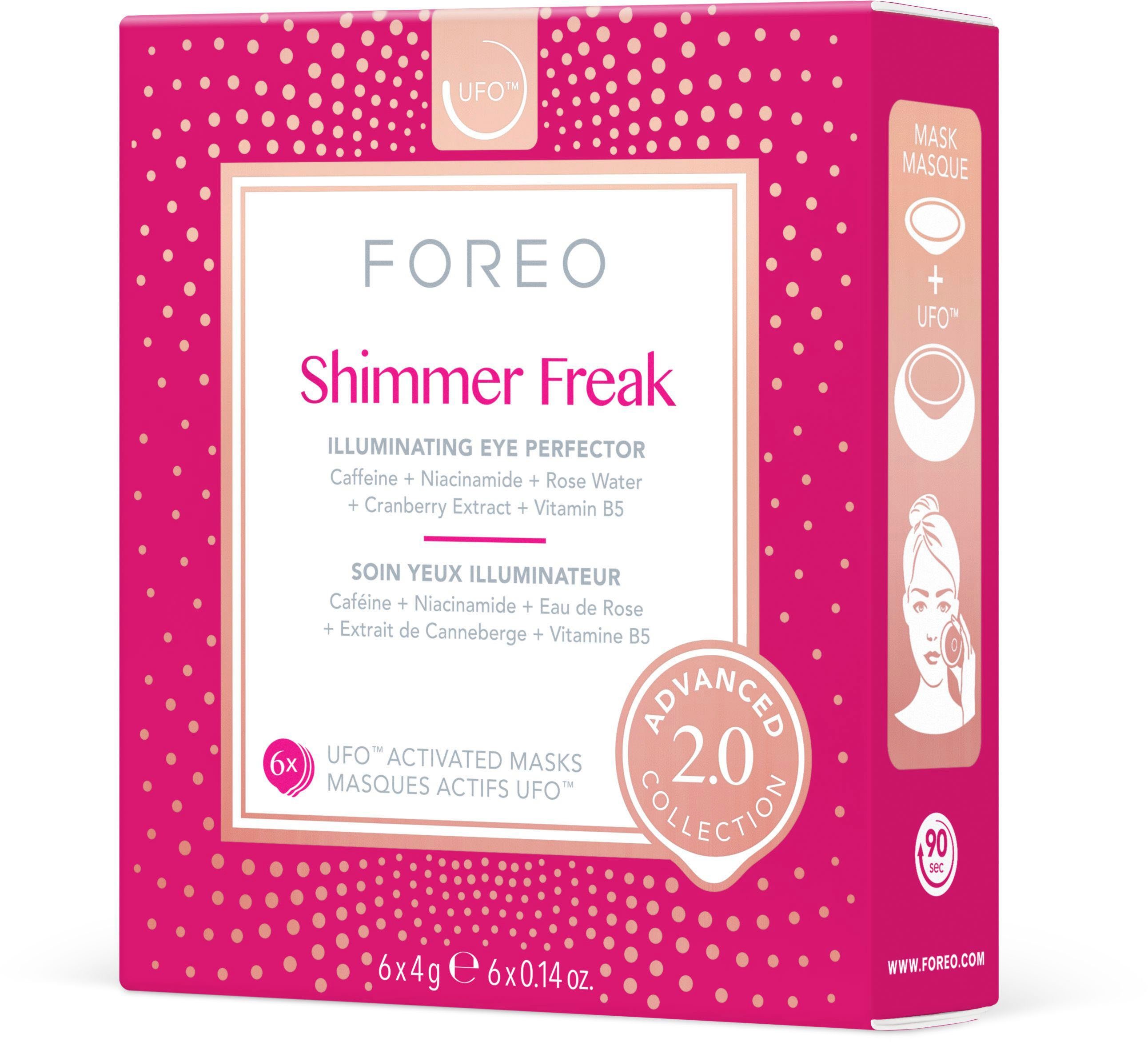 FOREO Gezichtsmasker UFO™ Mask Shimmer Freak 2.0 compatibel met ufo™ & ufo™ mini (set, 6-delig)