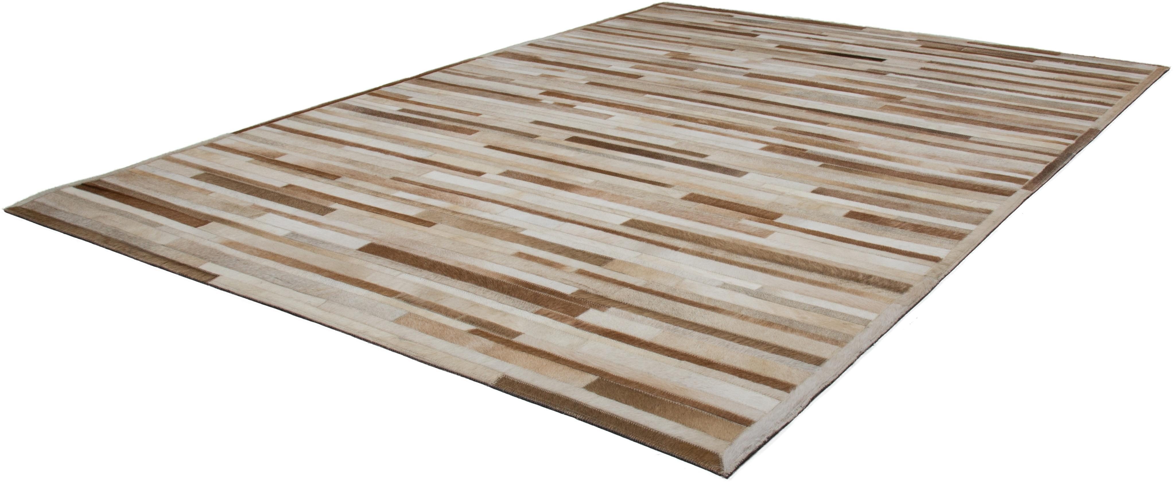 Kayoom Vachtvloerkleed Lavish 110 Patchwork echt leer bont, woonkamer
