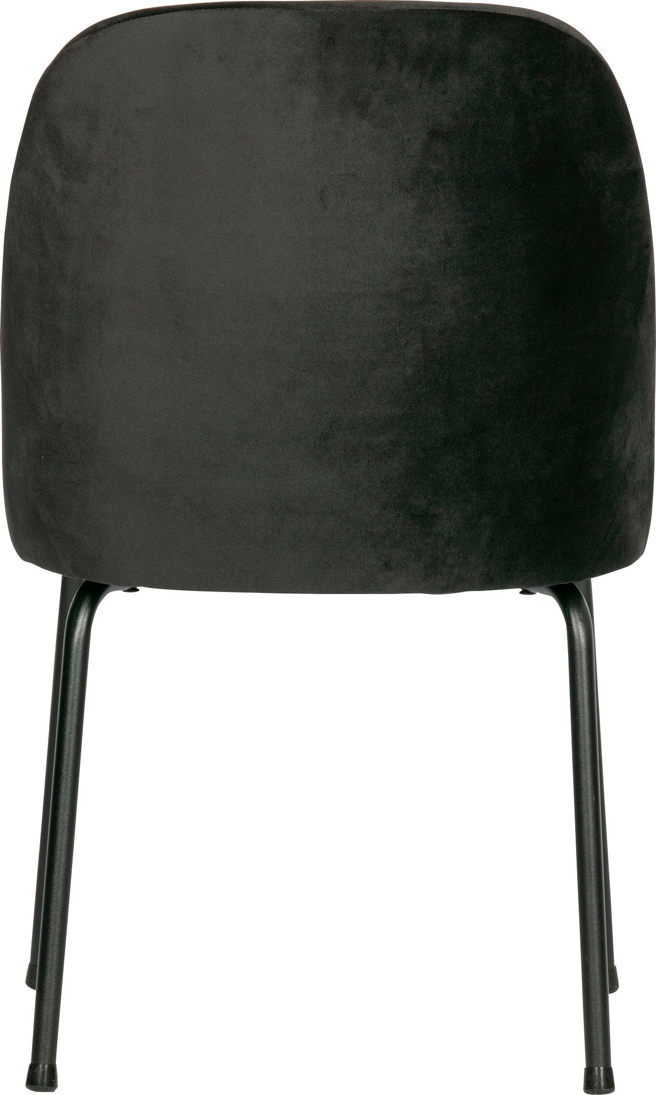 WOOOD Eetkamerstoel Stockholm Gestoffeerde stoel, 4-poots metalen frame, breedte 50 cm (set, 2 stuks)