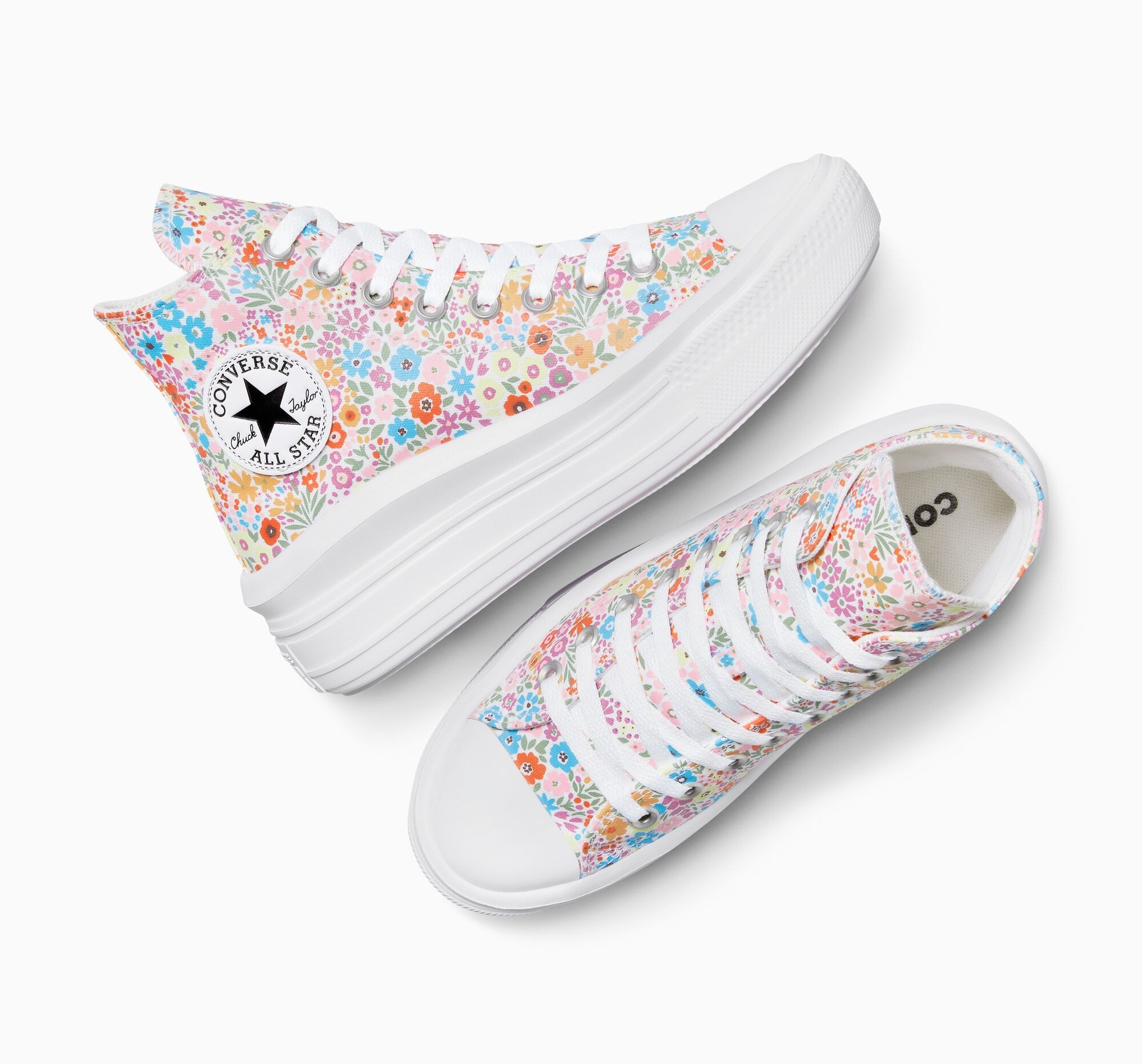Converse Sneakers CHUCK TAYLOR ALL STAR MOVE PLATFORM MINI FLOWERS