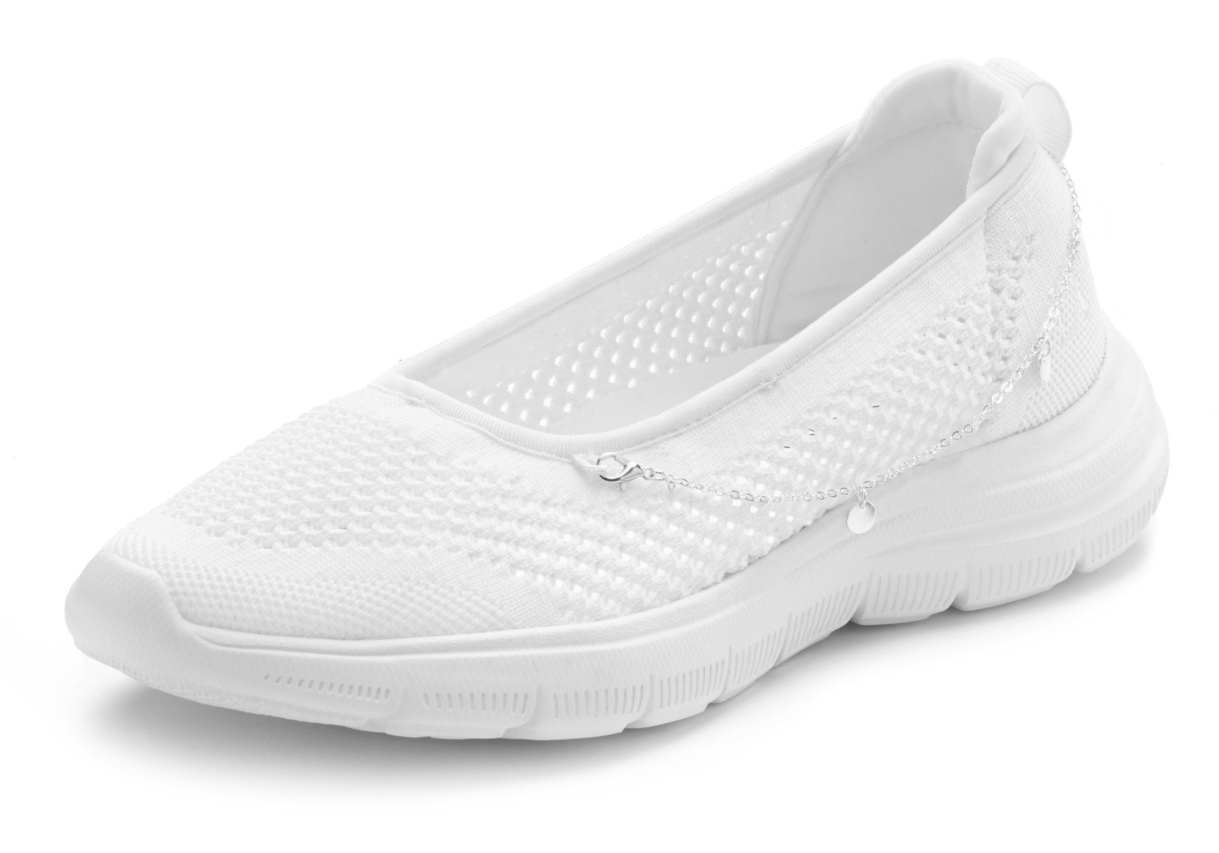 Lascana Sneakers Slip-On sneaker, slipper, ballerina, lage schoen VEGAN