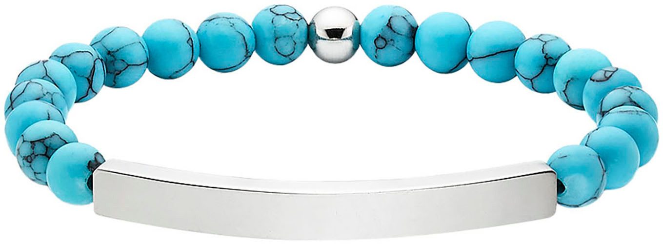 Aniston JEWELRY & WATCHES Armband Sieraad cadeau flexibele armband met aventurijn of turquoise imitatie