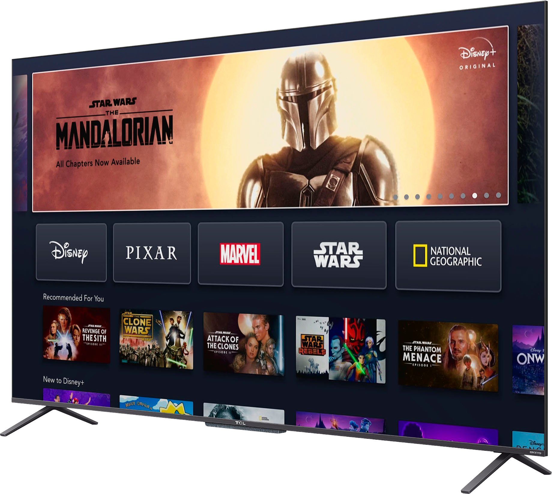 TCL QLED-TV 50C722X1, 126 cm / 50", 4K Ultra HD, Smart TV - Android TV, Android 11, Onkyo-geluidssysteem