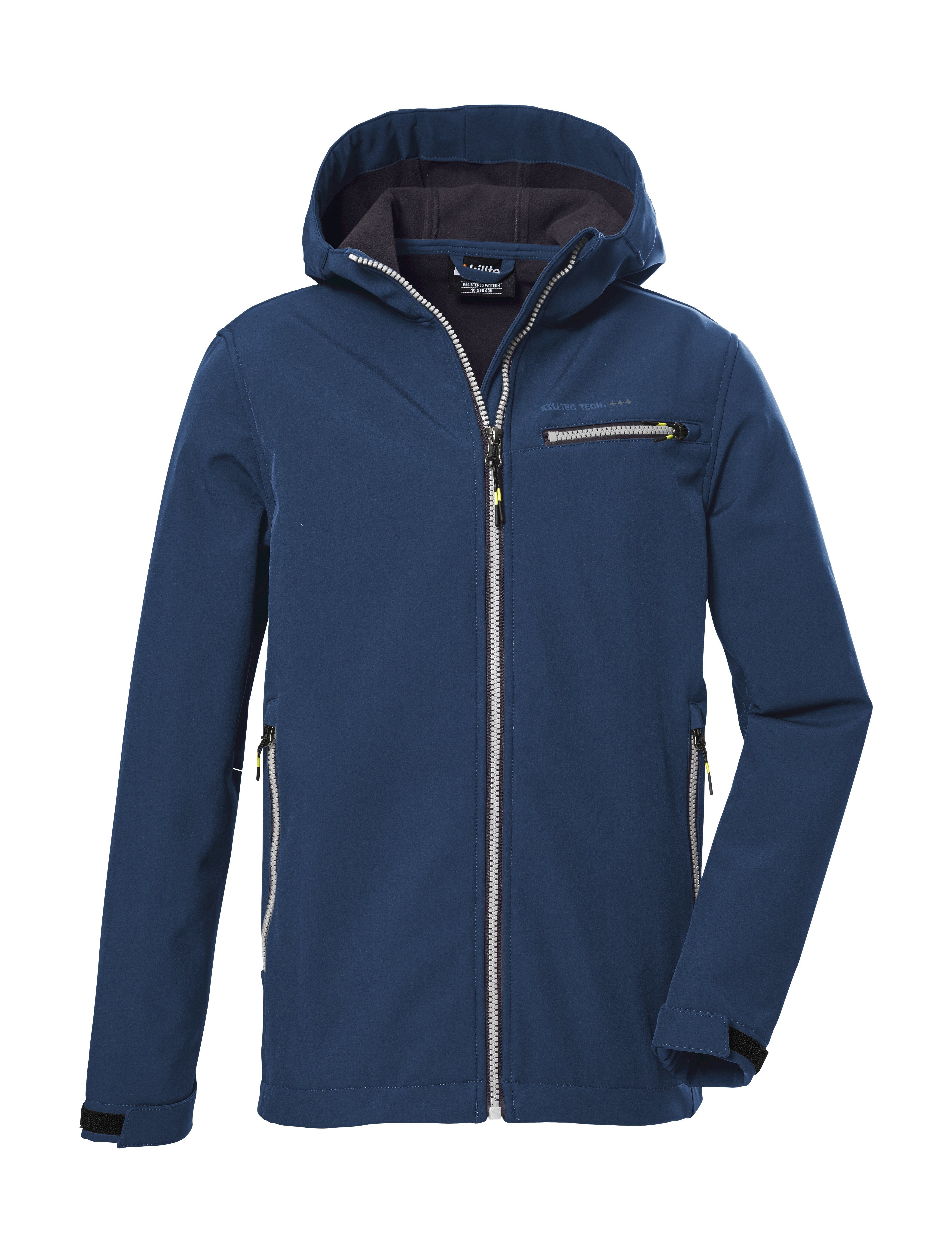 Killtec Softshell-jack KOW 157 BYS SFTSHLL JCKT jongens jongens maat 140 blauw