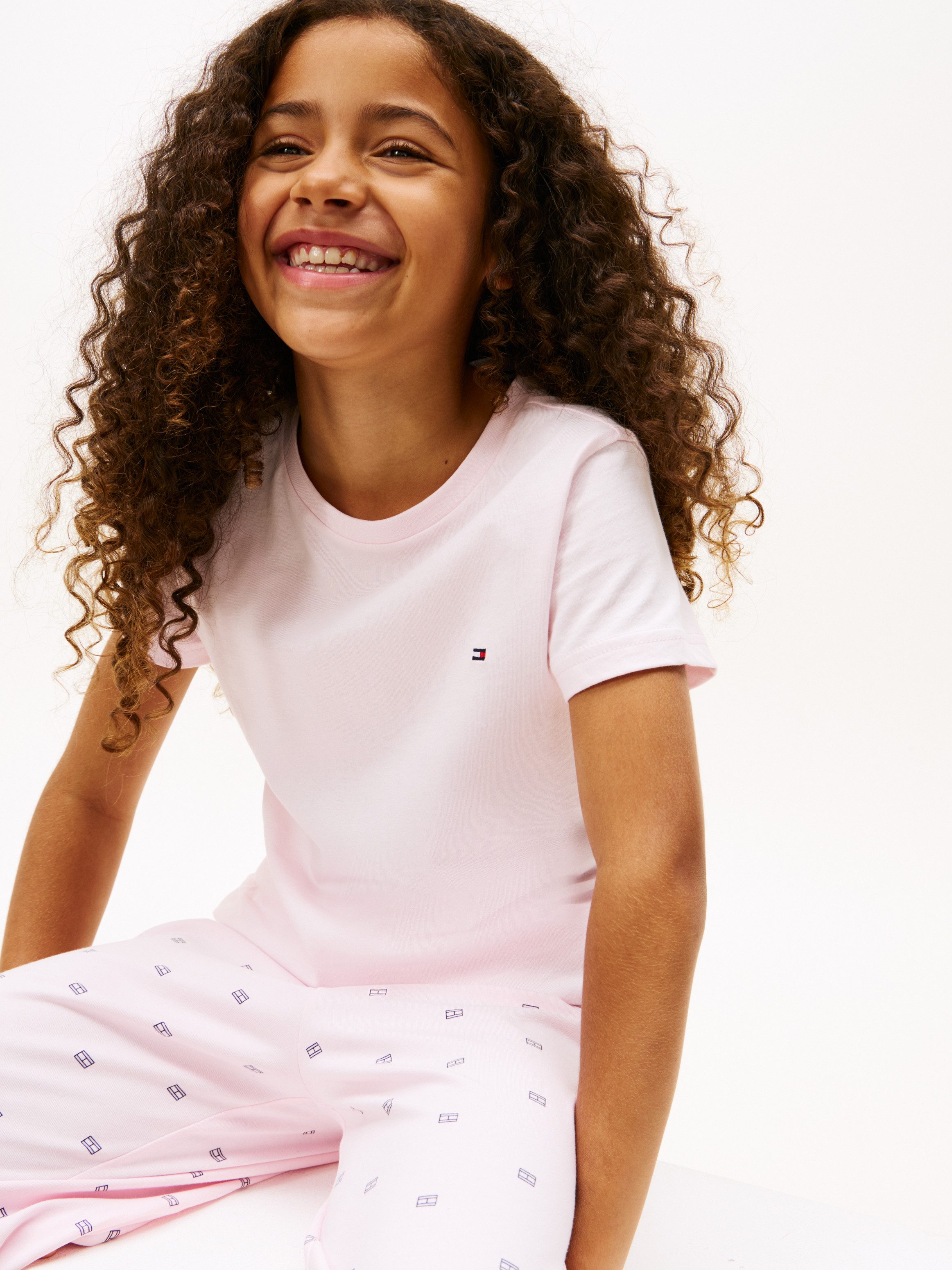 Tommy Hilfiger Underwear T-shirt 2P CN TEE met borduursel en ronde hals in 2-pack (2-delig, Set van 2)