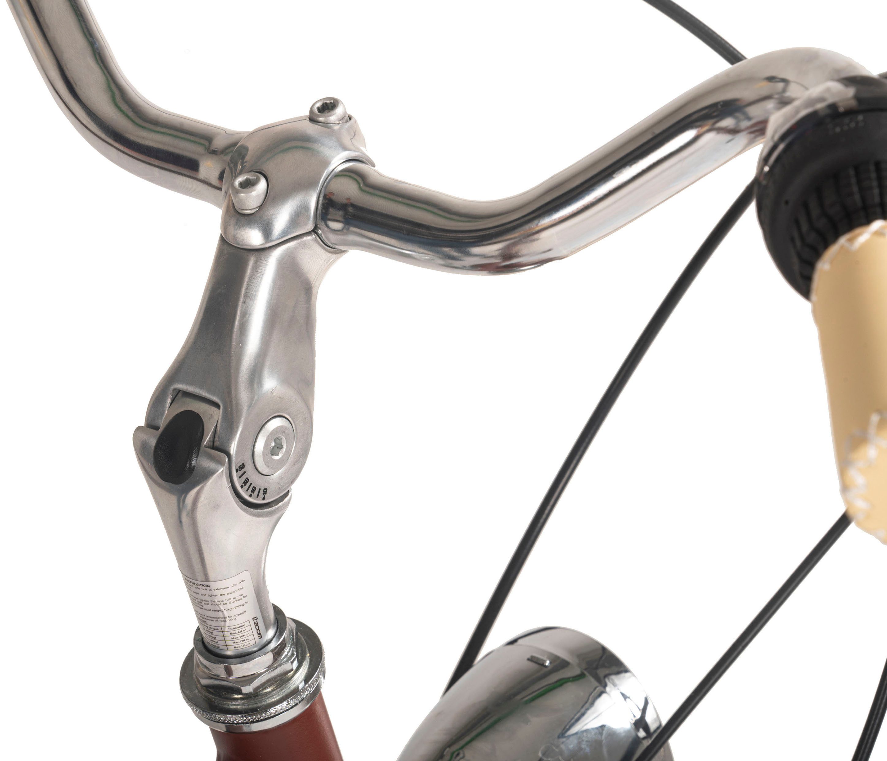 Dacapo Citybike Balloon damesfiets 28'' bruin 6 versnellingen 48 cm