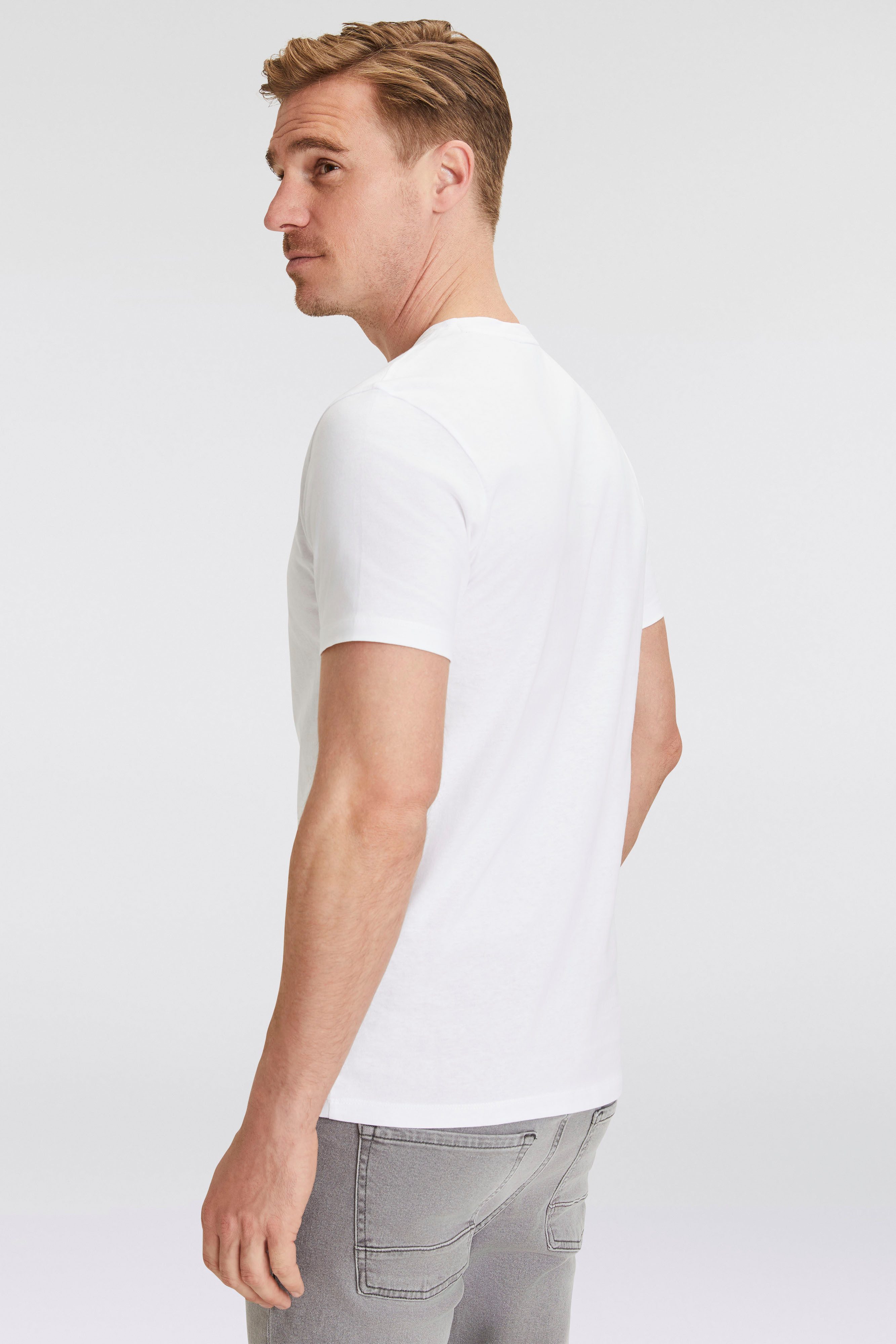 Boss Orange T-shirt Tales met boss-borduursel op de borst