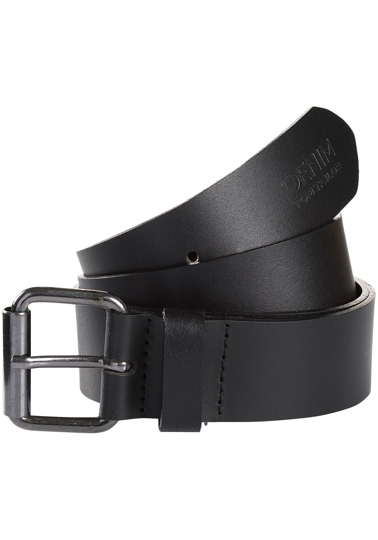 NU 20% KORTING: Tom Tailor Denim Leren riem