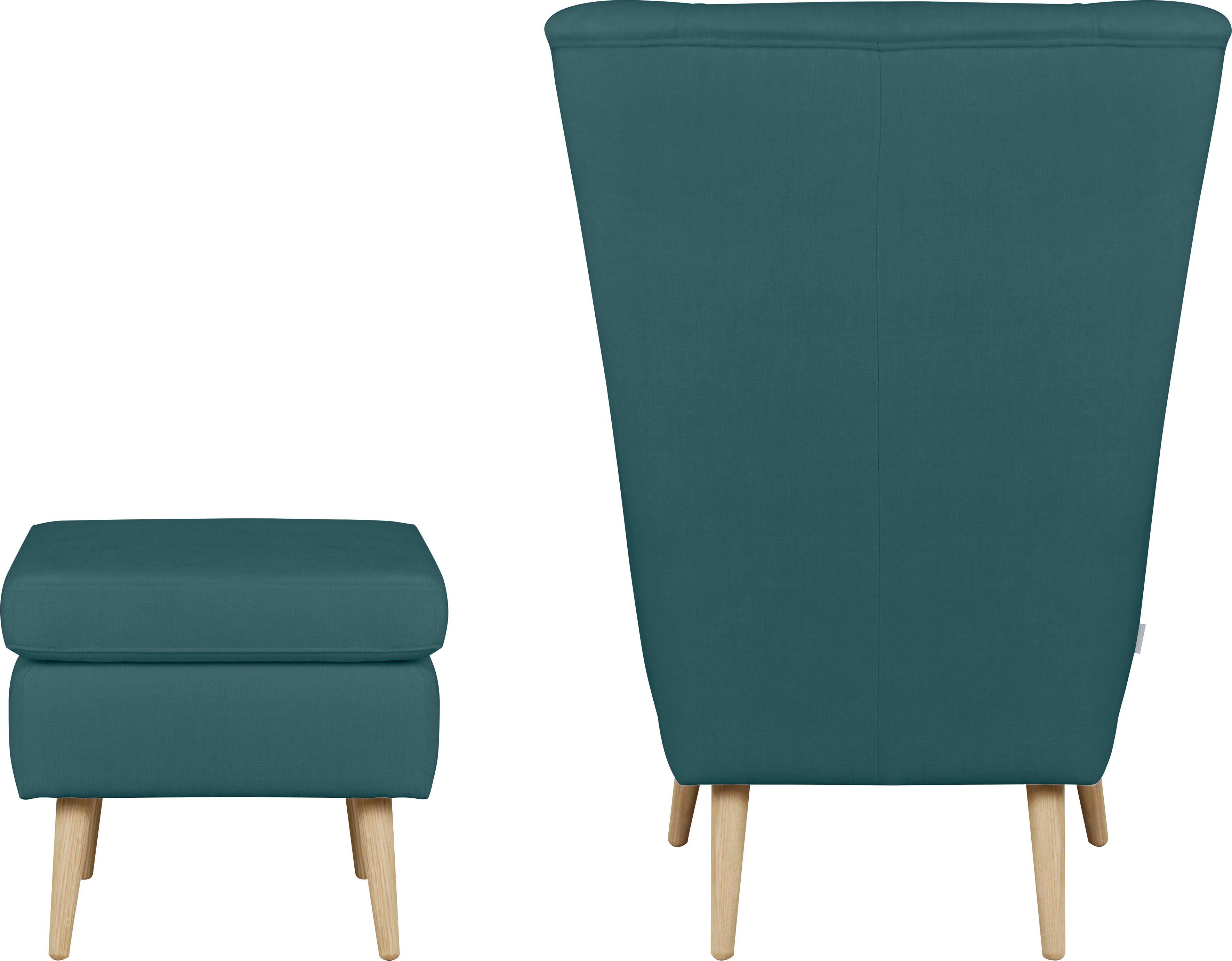 Guido Maria Kretschmer Home&Living Fauteuil Salla ook in imitatiebont en fijn corduroy, veel bekledingsopties, oorfauteuil (set)