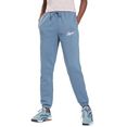 reebok joggingbroek training essentials vector fleece pants blauw