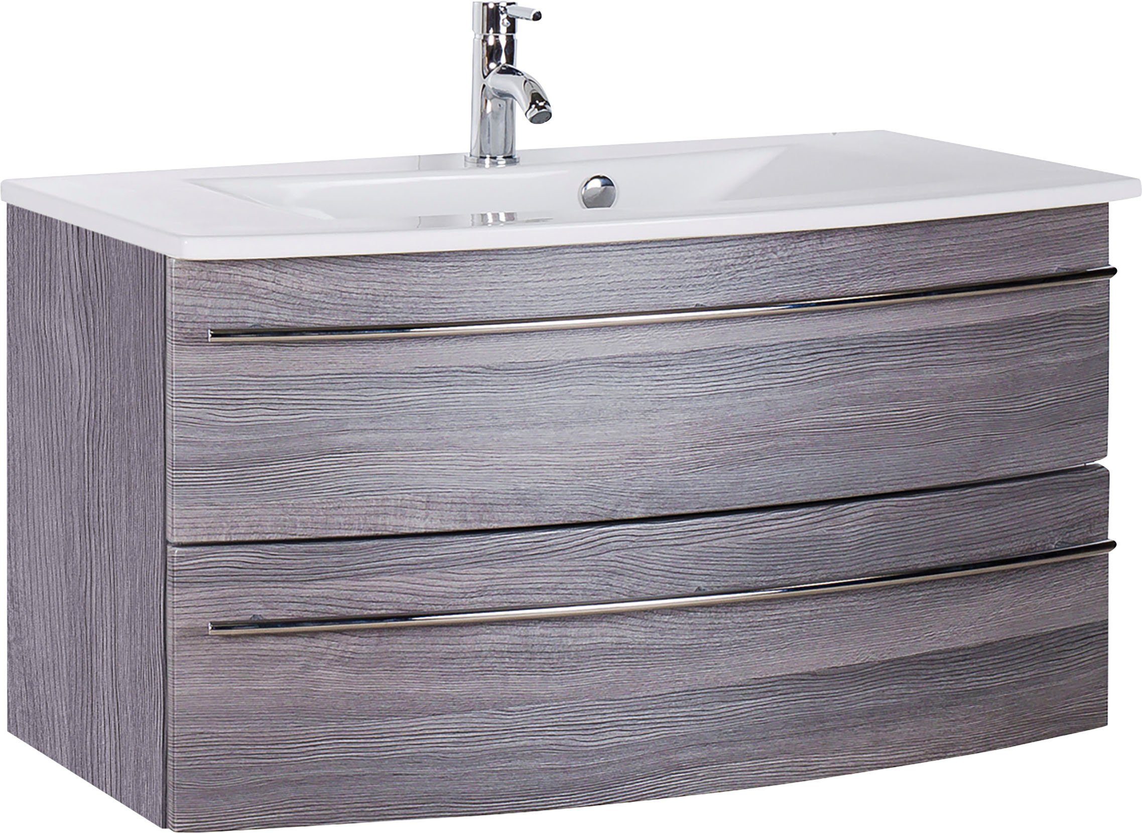 MARLIN Wastafelonderkast 3040 breedte 91 cm wastafelmeubels grijs