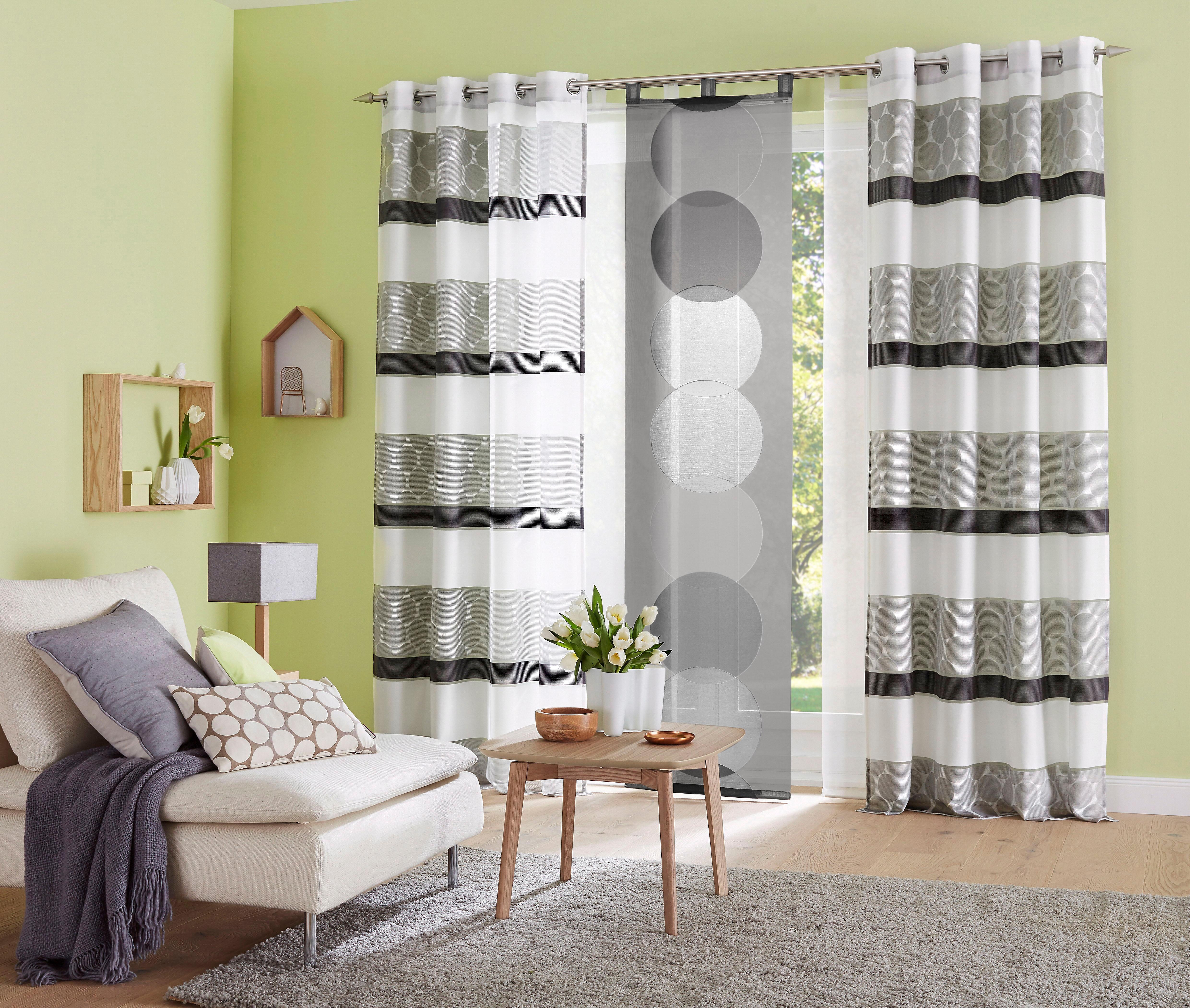 Gordijn, deco-trends, »Antillo«, met rimpelband (set van 2) in de ... Gordijn, deco-trends, »Antillo«, met rimpelband (set van 2) in de ...