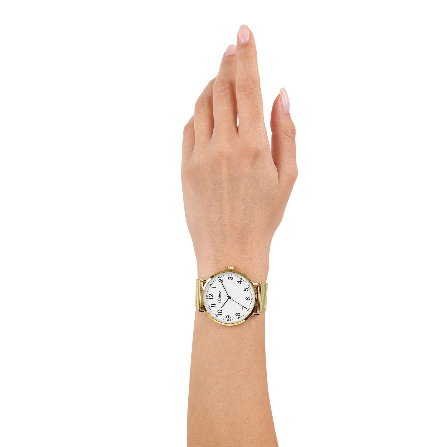 s.Oliver Kwartshorloge Horloge, herenhorloge, stalen band, analoog