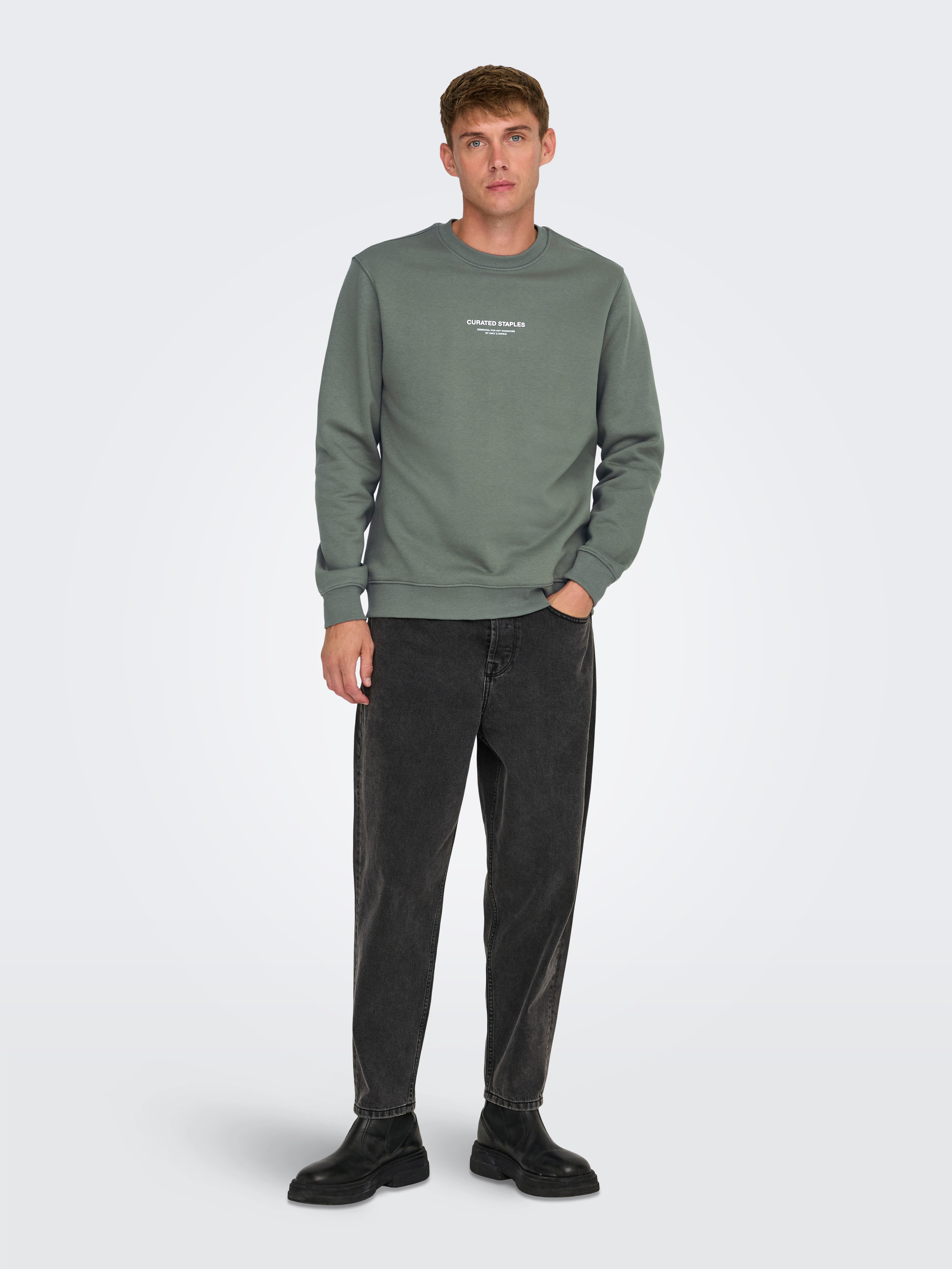 ONLY & SONS Sweatshirt ONSCURATED REG CREW NECK SWEAT