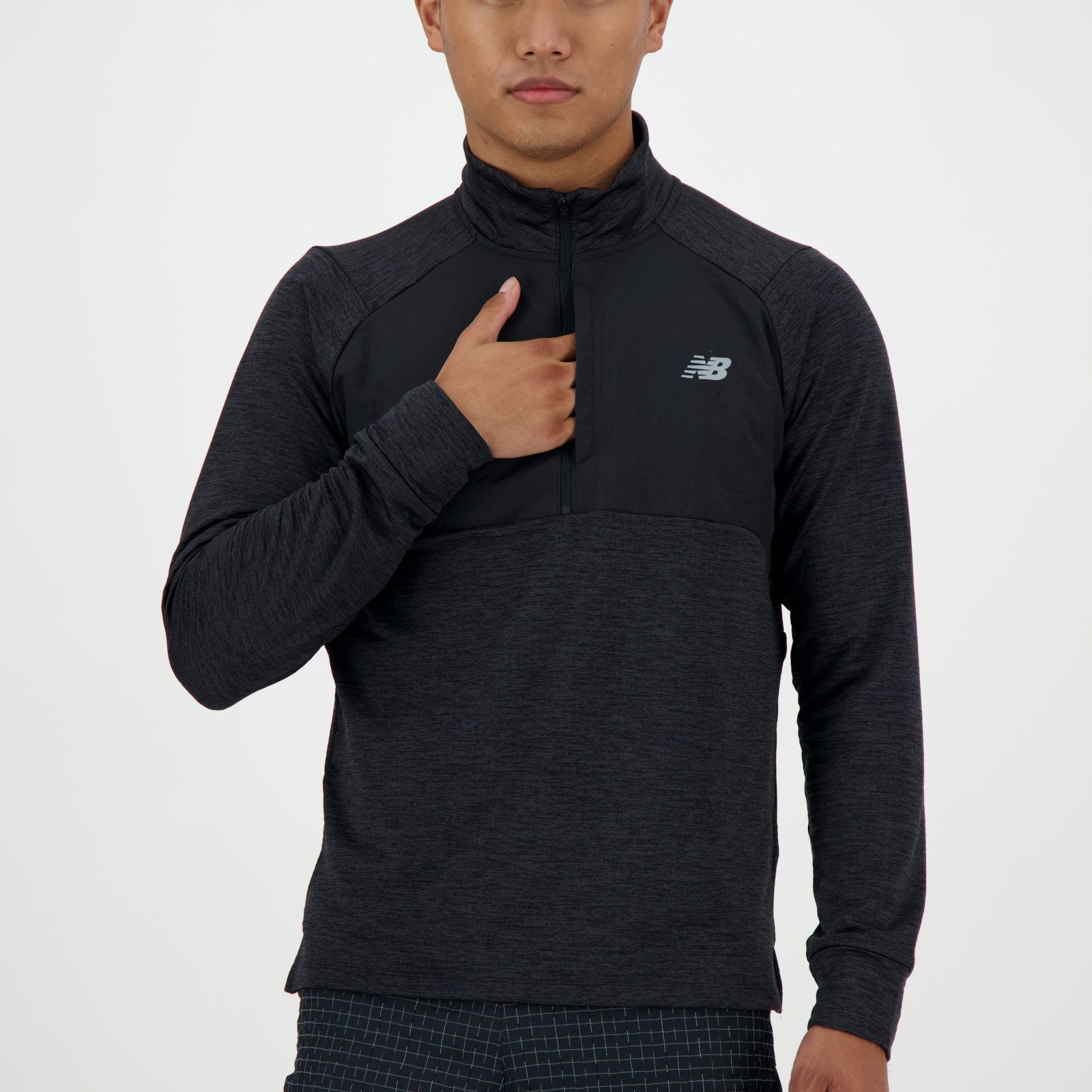 New Balance Functioneel shirt Athletics Heat Grid 1/2 Zip