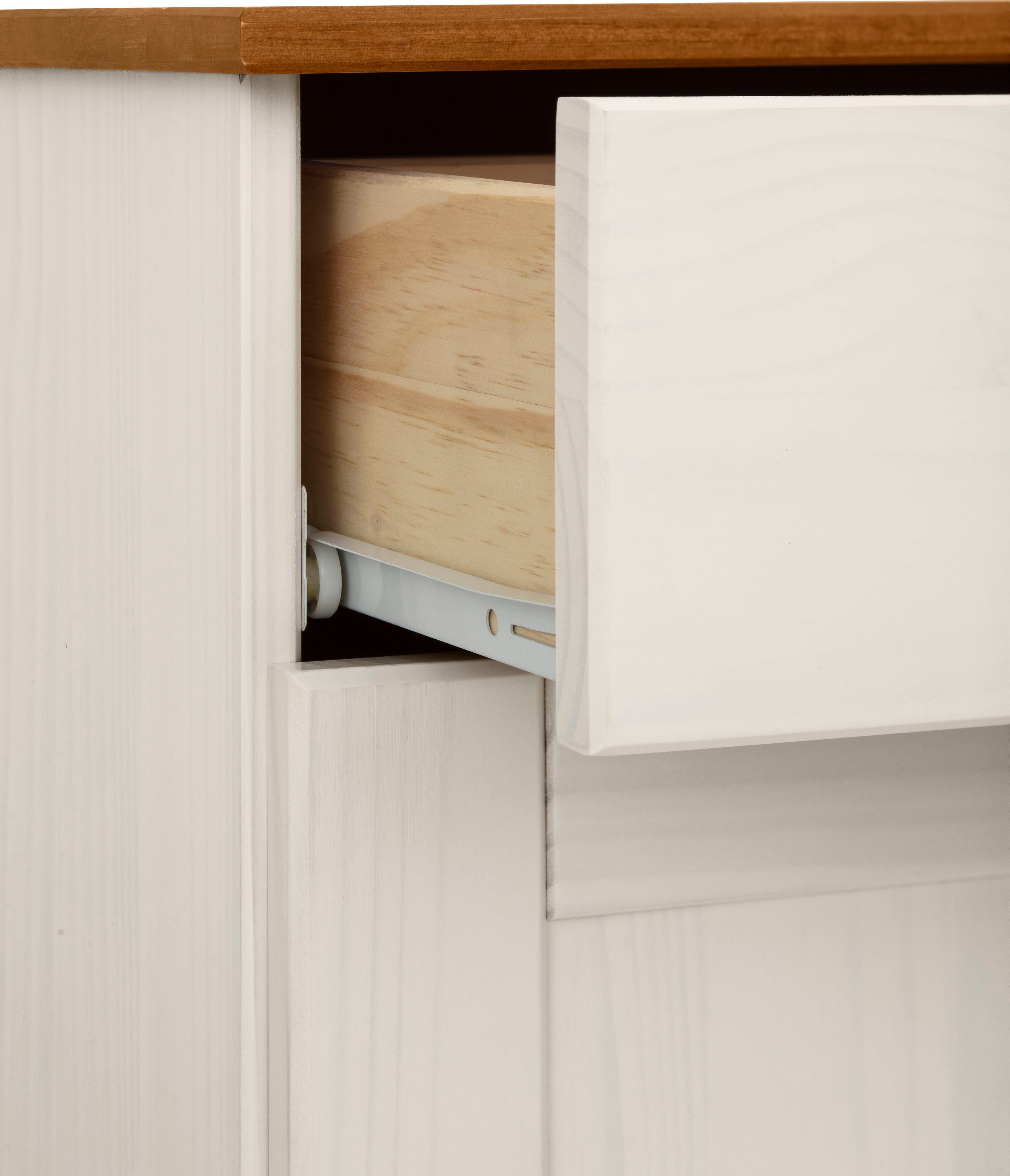 Home affaire Onderkast Rodby Massief, FSC®-gecertificeerd hout, breedte 60 cm, hoogte 80 cm