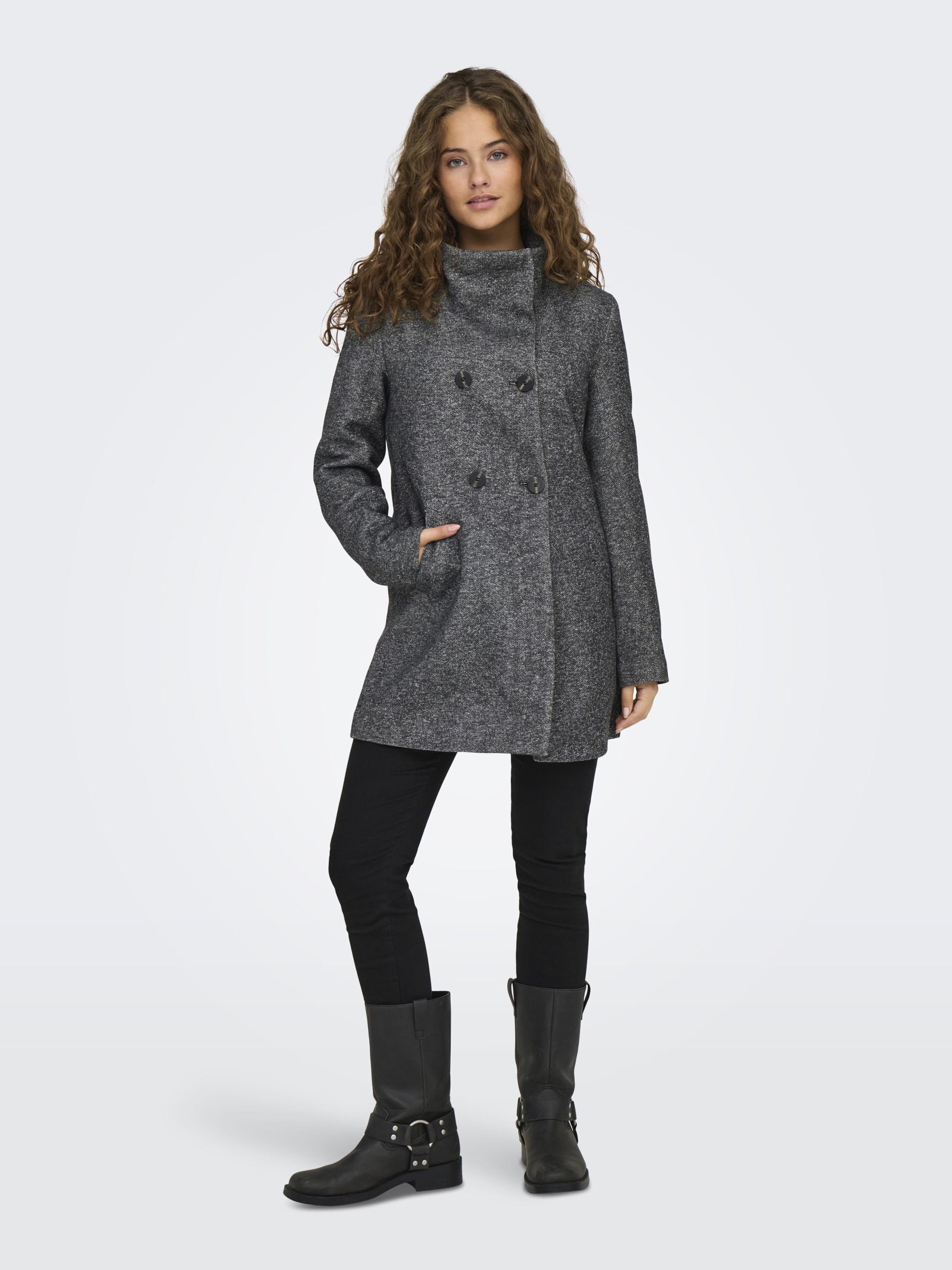 Only Korte jas ONLSEDONA LIFE SOPHIA DB COAT CC OTW