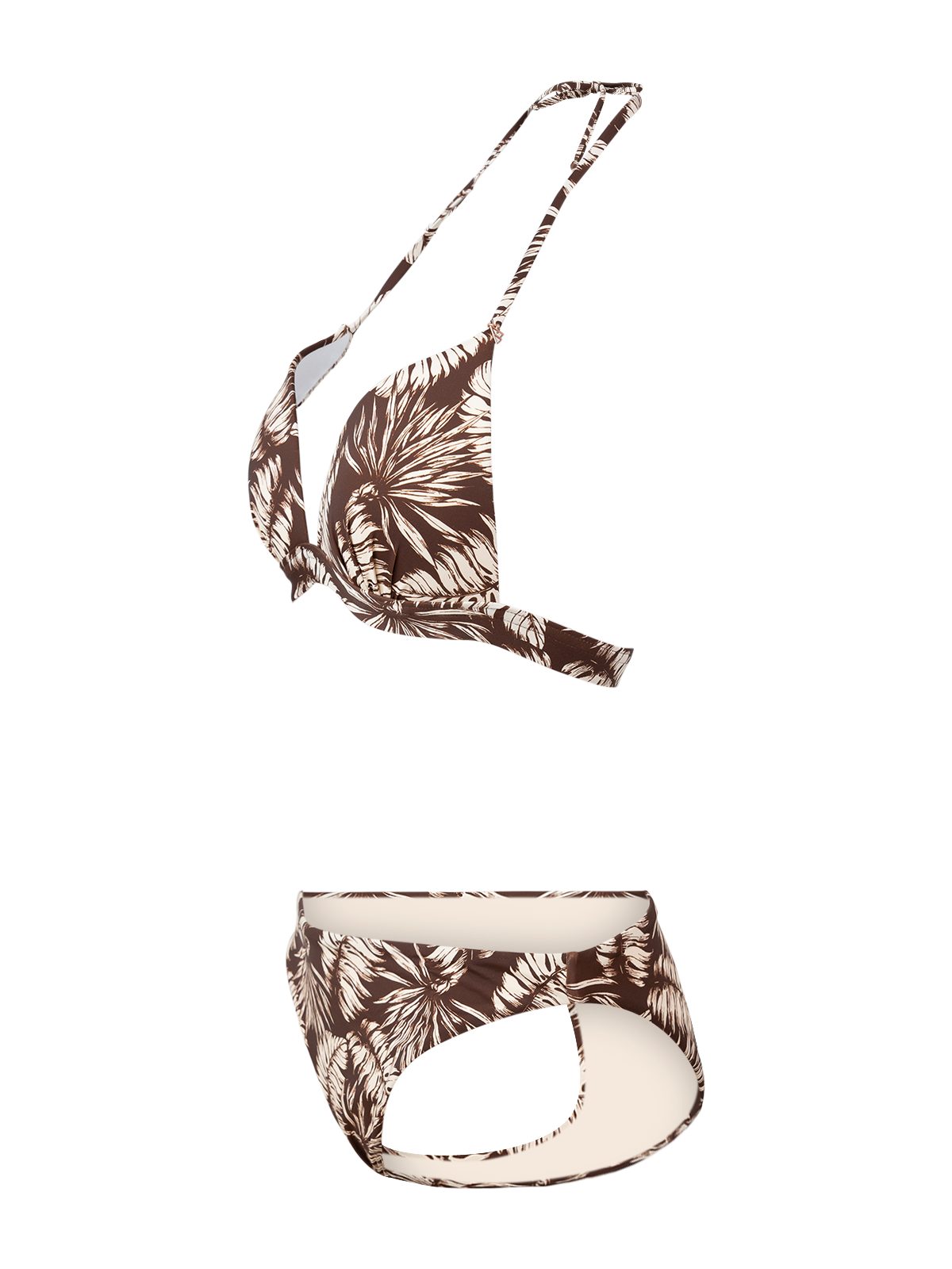 Brunotti Triangelbikini met plooidetails (set, 2 stuks)
