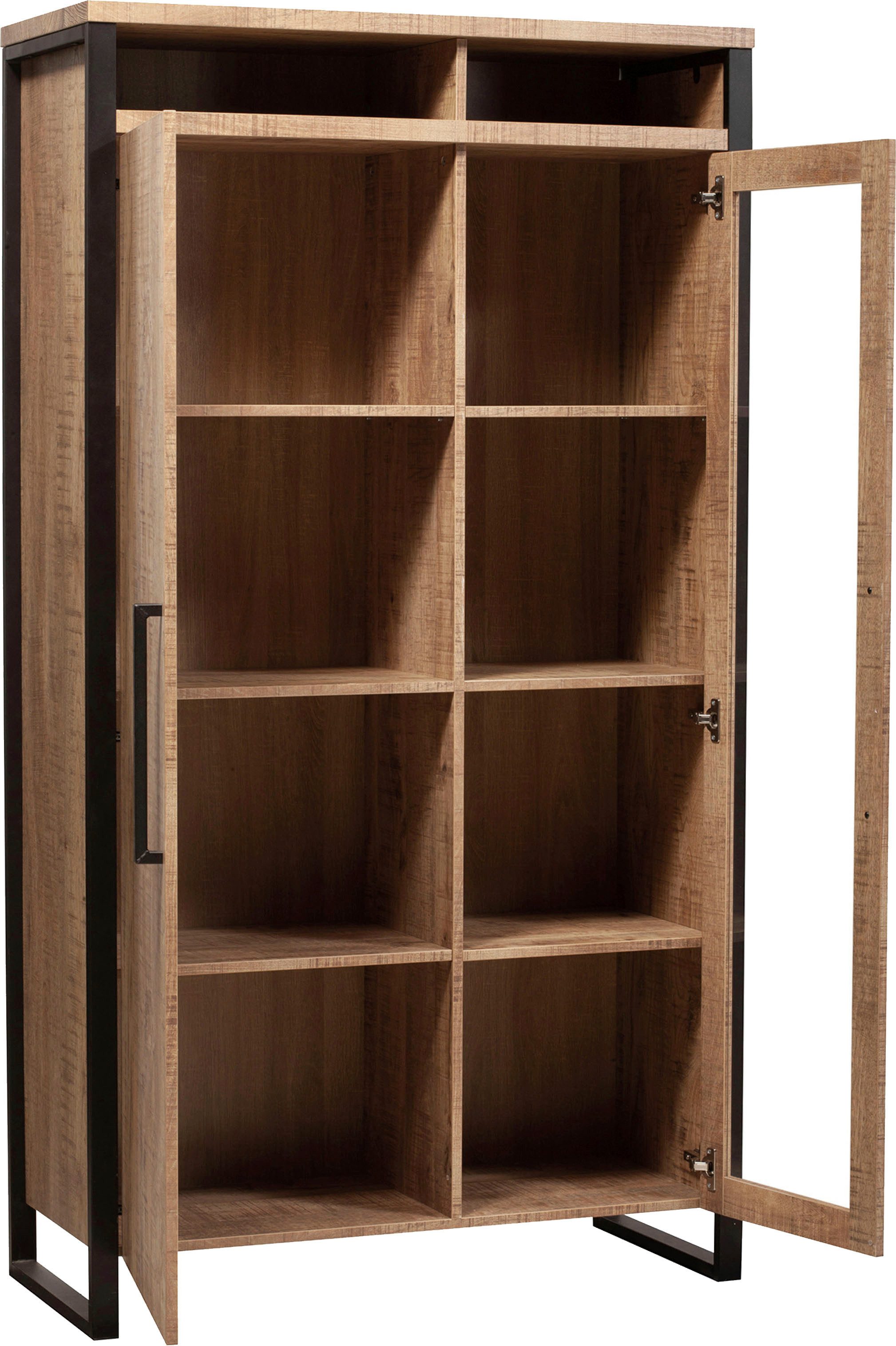 OMG Design Vitrinekast Carriba woonkamer kast Hoogte 190 cm, met soft-close