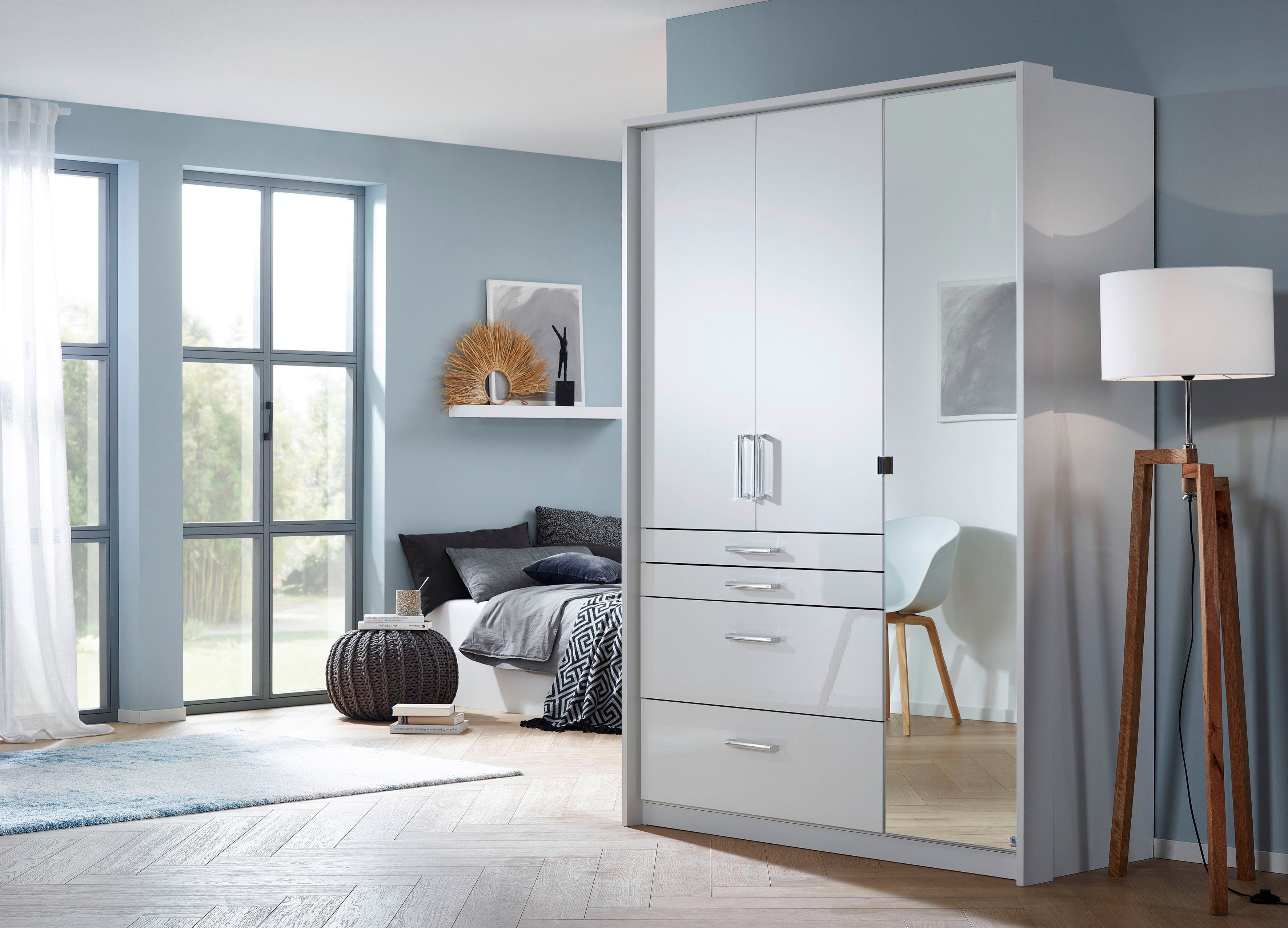 rauch Draaideurkast Kledingkast kast garderobe garderobekast topseller HOMBURG inclusief passe-partout, bovenste lade met indeling made in germany