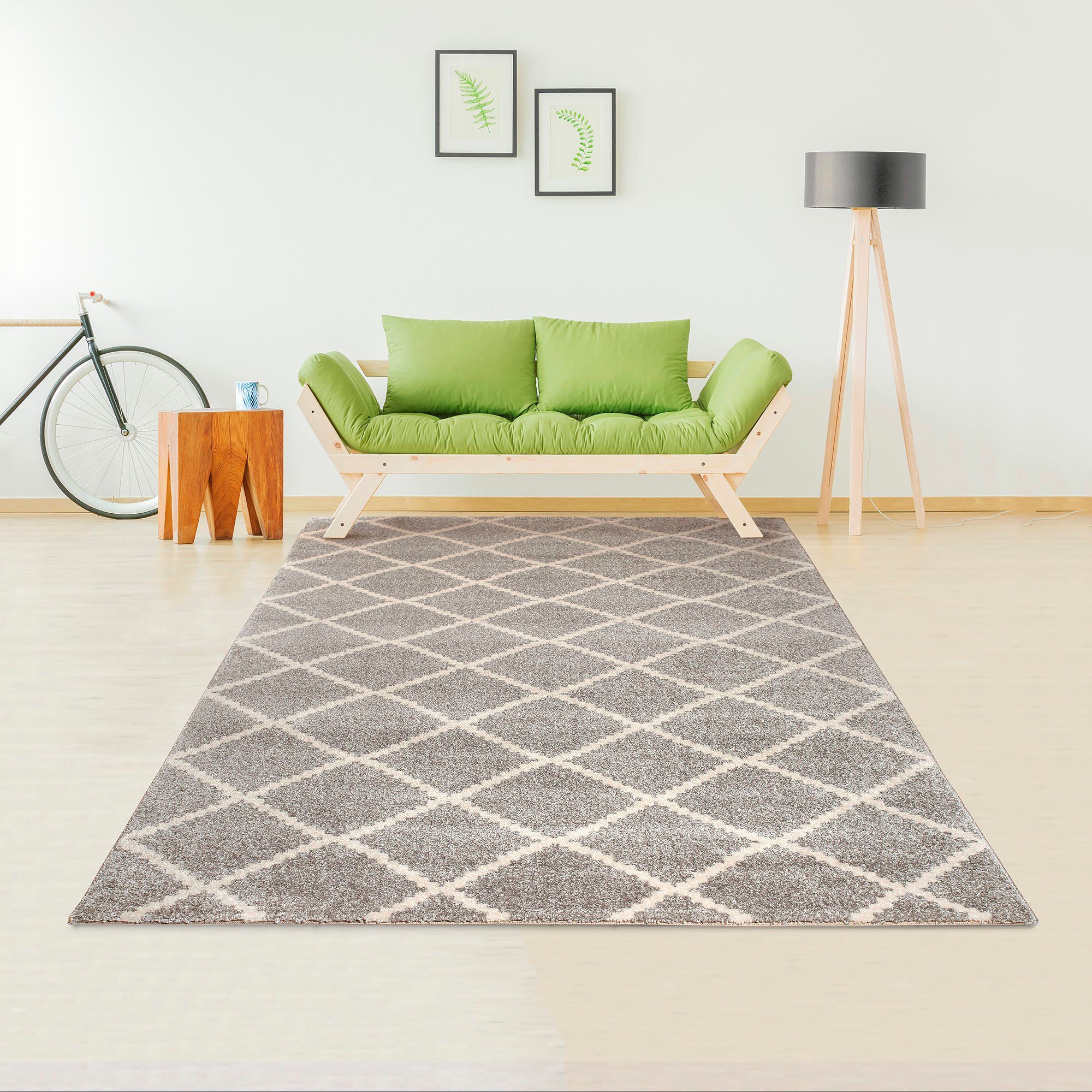 andas Vloerkleed Arvid modern design, plat vloerkleed,korte pool, zacht, gemakkelijk in onderhoud