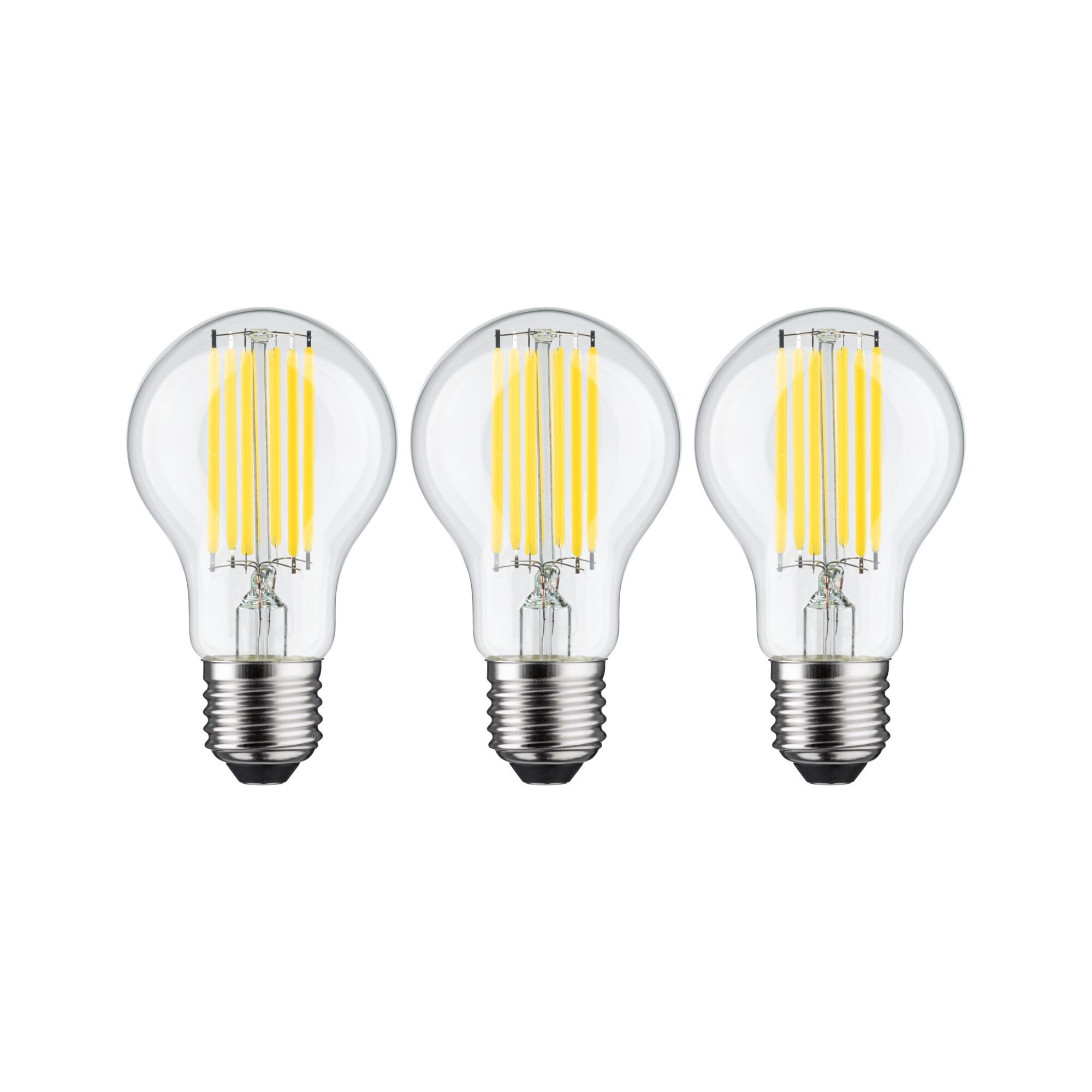 Paulmann Led-verlichting Eco-Line filament 230V LED lamp E27 3-pack 1055lm 5W 3000K helder (3 stuks)