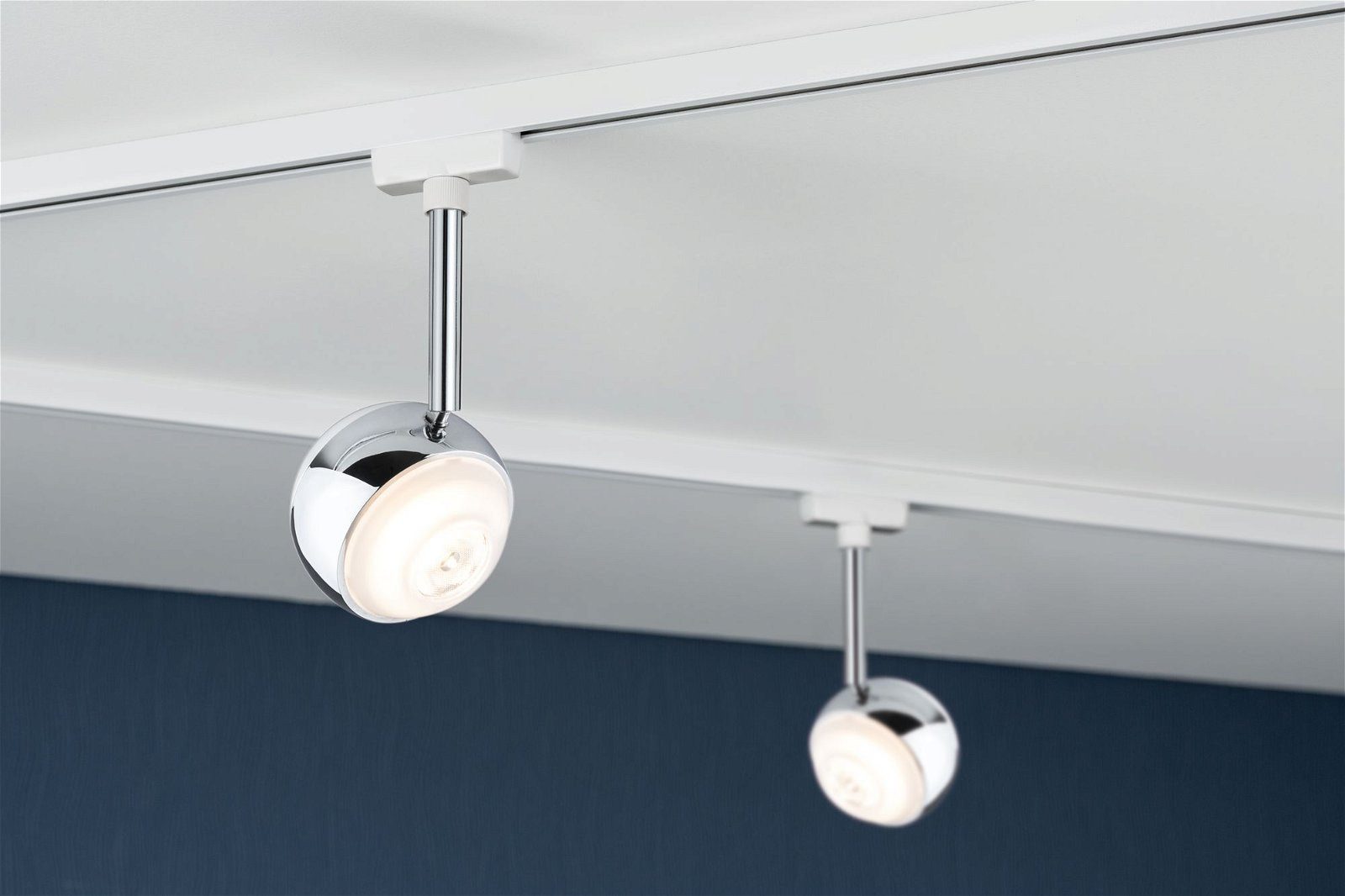 Paulmann Railsysteem-lampen URail rails spot Capsule II 439lm 6,3W 2700K 230V mat chroom, 6W (1-delig)