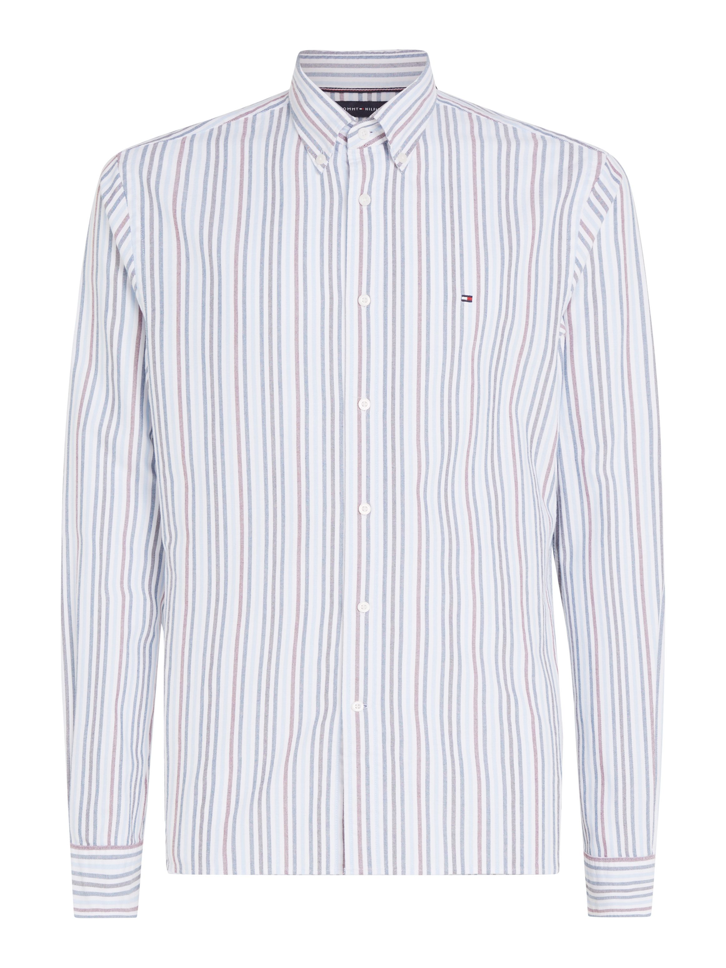 Tommy Hilfiger Overhemd met lange mouwen MULTI STRIPE OXFORD RF SHIRT