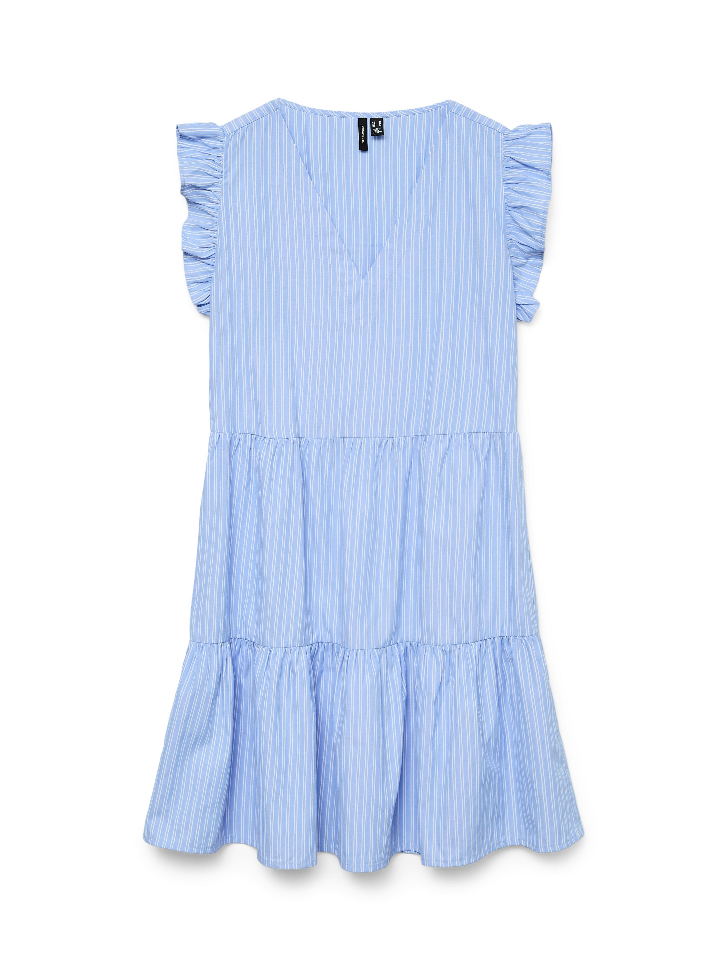Vero Moda Tuniekjurk VMFANNI SL SHORT DRESS WVN GA NOOS