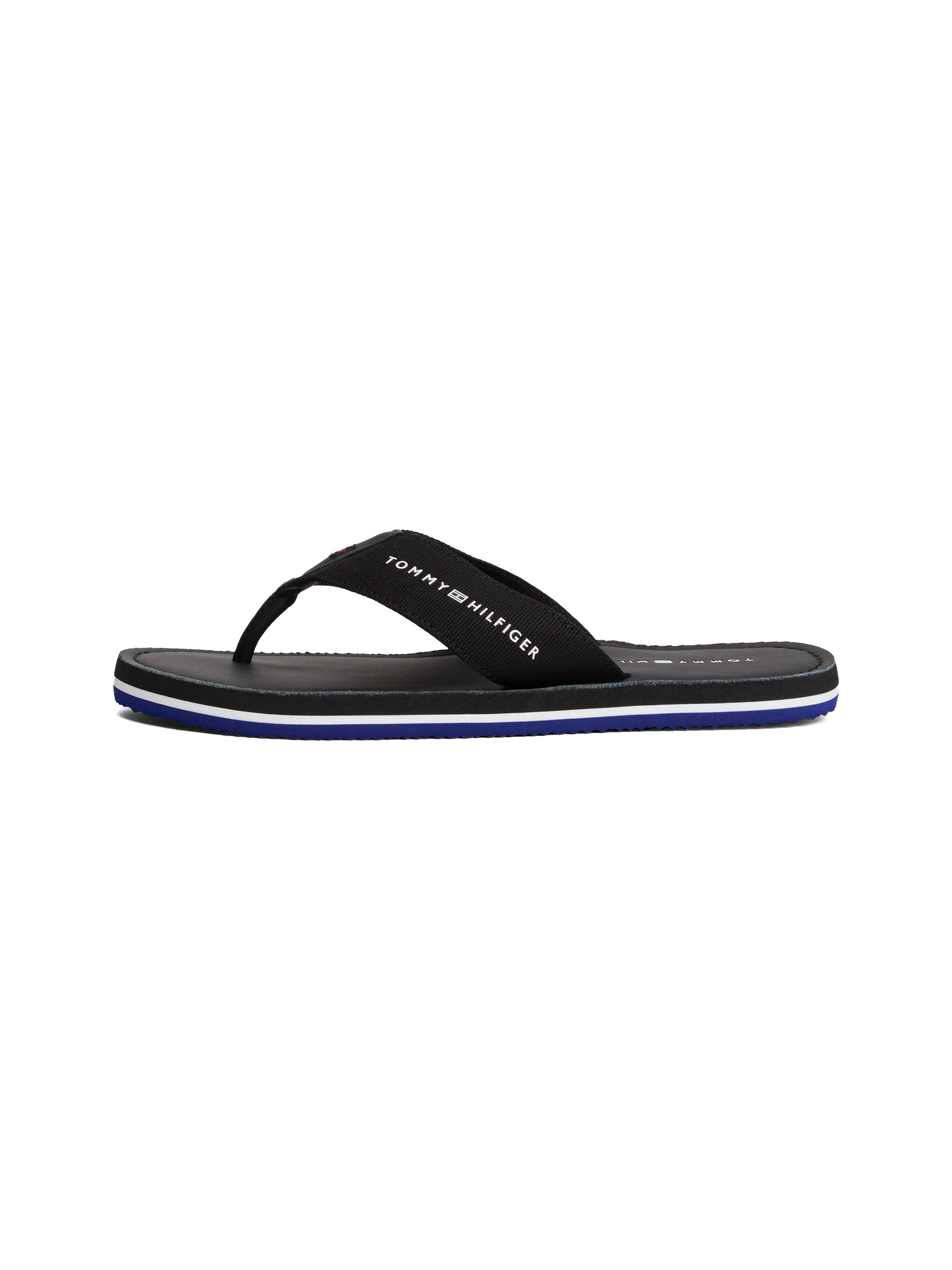Tommy Hilfiger Teenslippers HILFIGER LEATHER BEACH SANDAL
