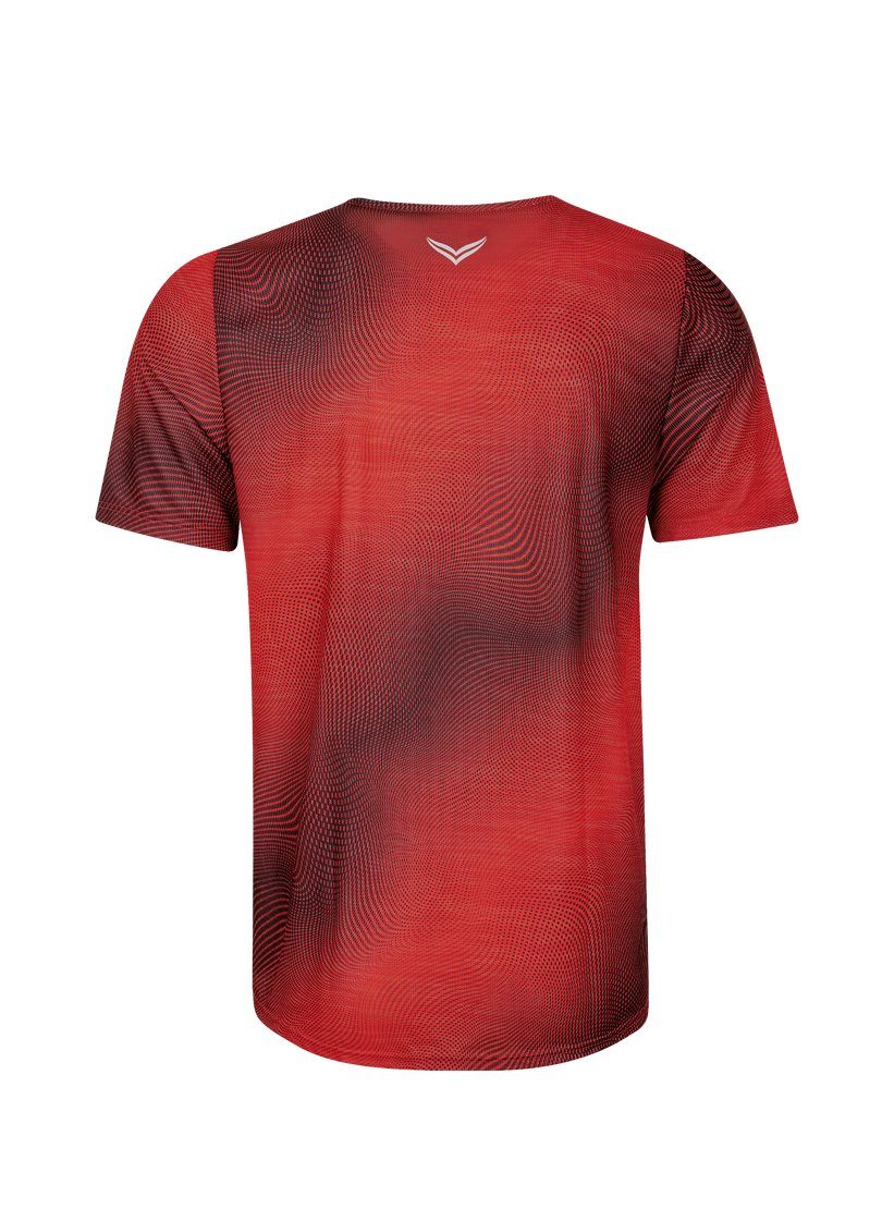 Trigema T-shirt TRIGEMA COOLMAX® sportshirt met een modieuze print (1-delig)